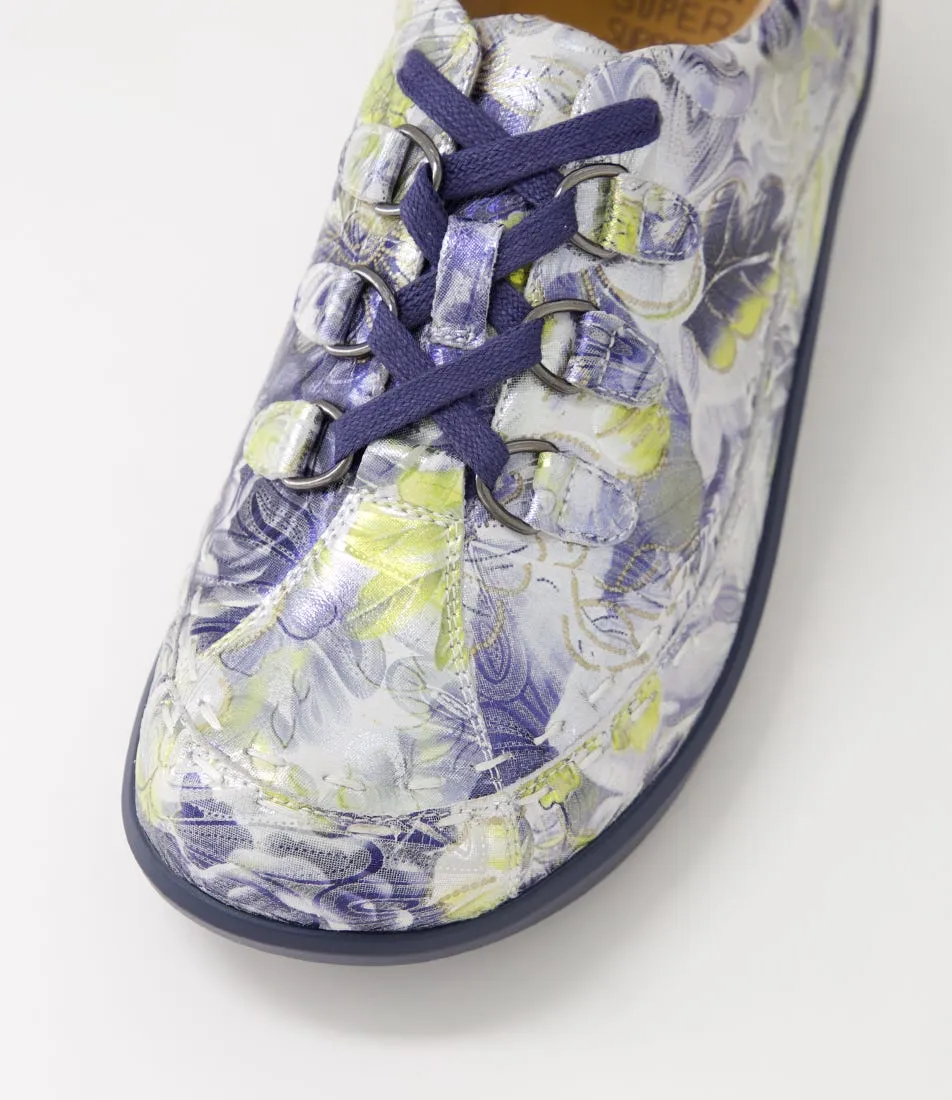 ZIERA ALLSORTS NAVY SILVER FLORAL Walking Fit