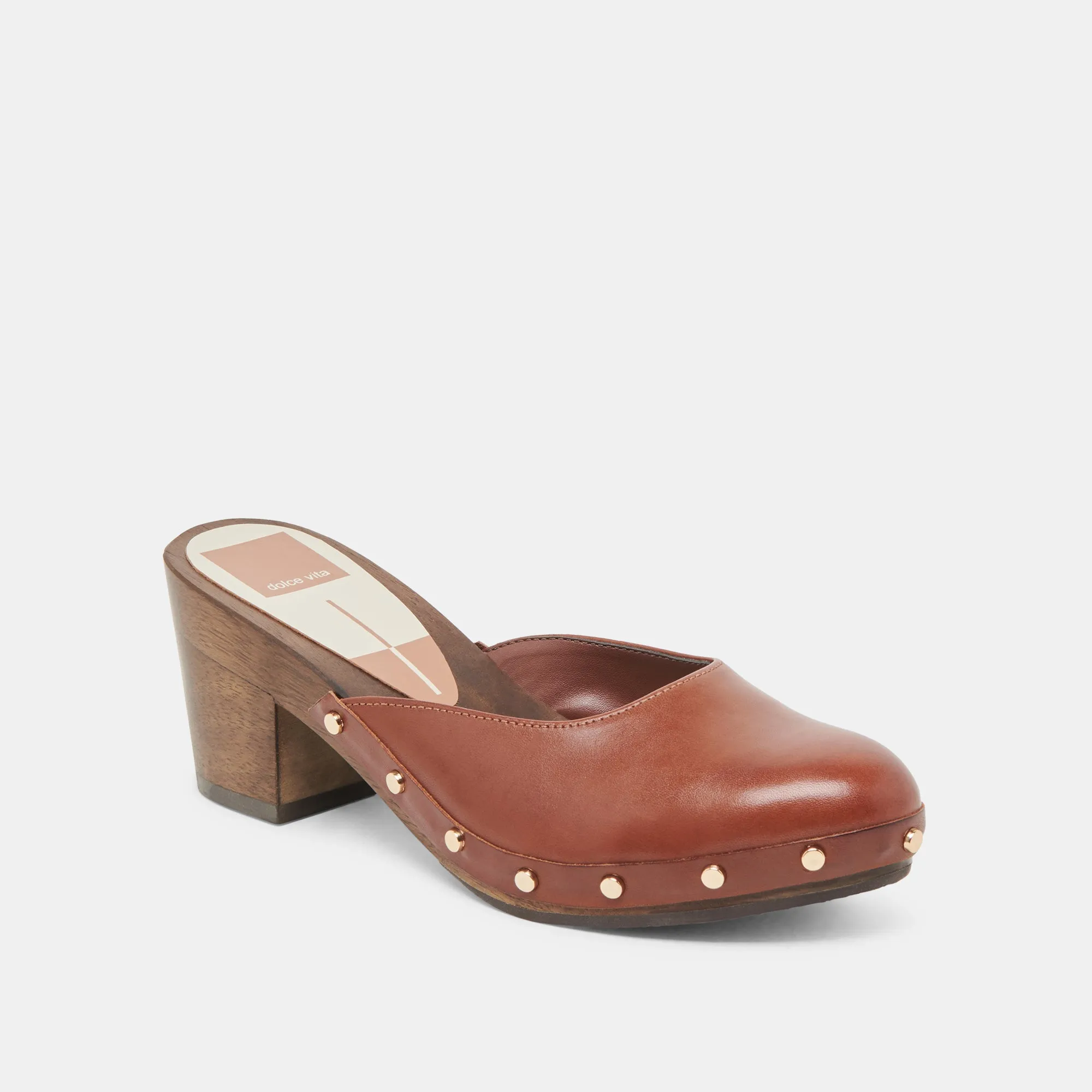 City Bright Shine Silver CAMYN HEELS BROWN LEATHER