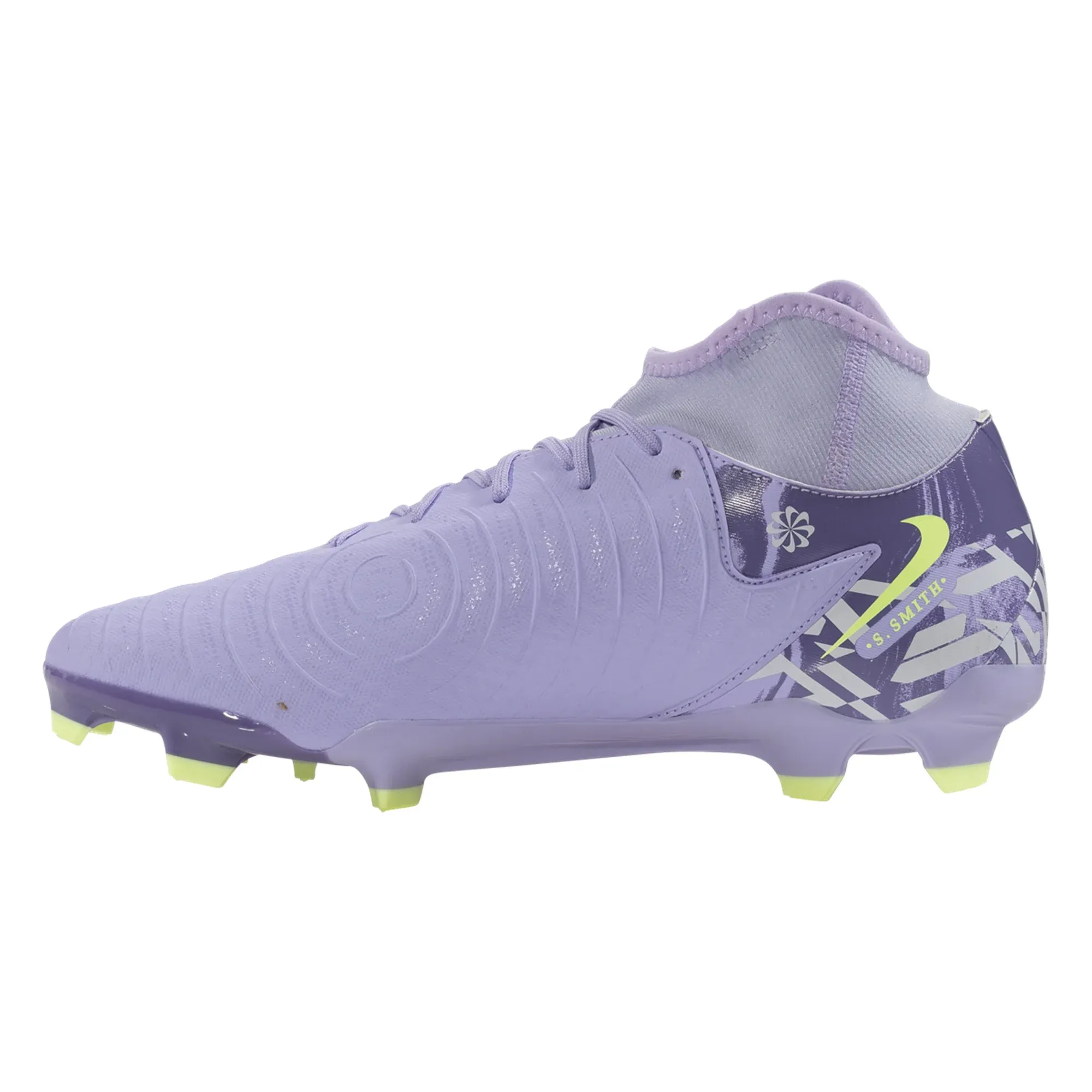 Nike United Phantom Luna II Academy FG/MG Soccer Cleats (Purple Agate/Barely Volt) Extra Grip warm weather