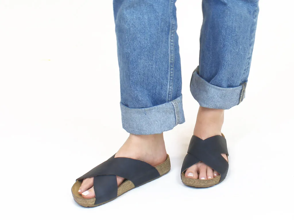 Air Boost Any Path Haflinger Sandals Mio Country Marine