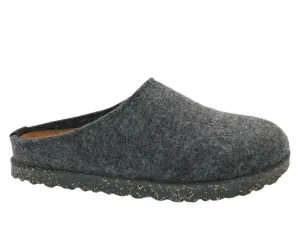 Haflinger Clogs Manhattan Anthracite Lift Up Comfort collar