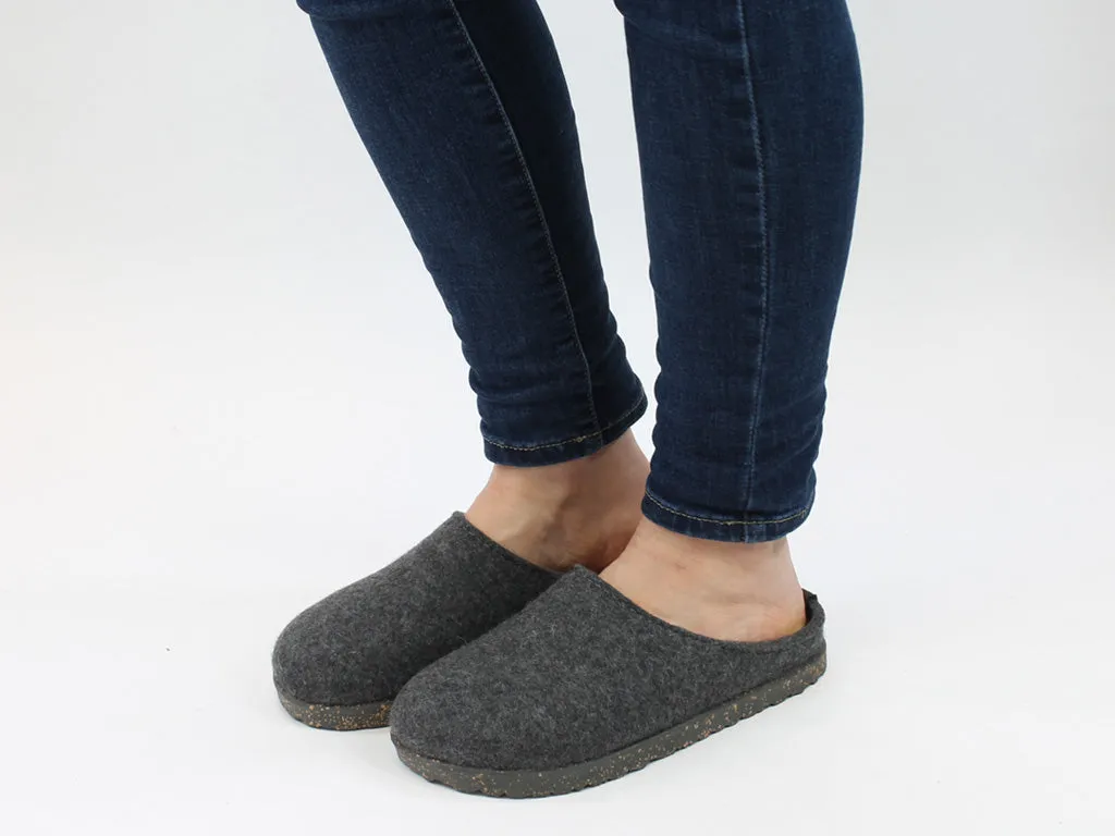 Tone Play Synthetic Upper Haflinger Clogs Manhattan Anthracite