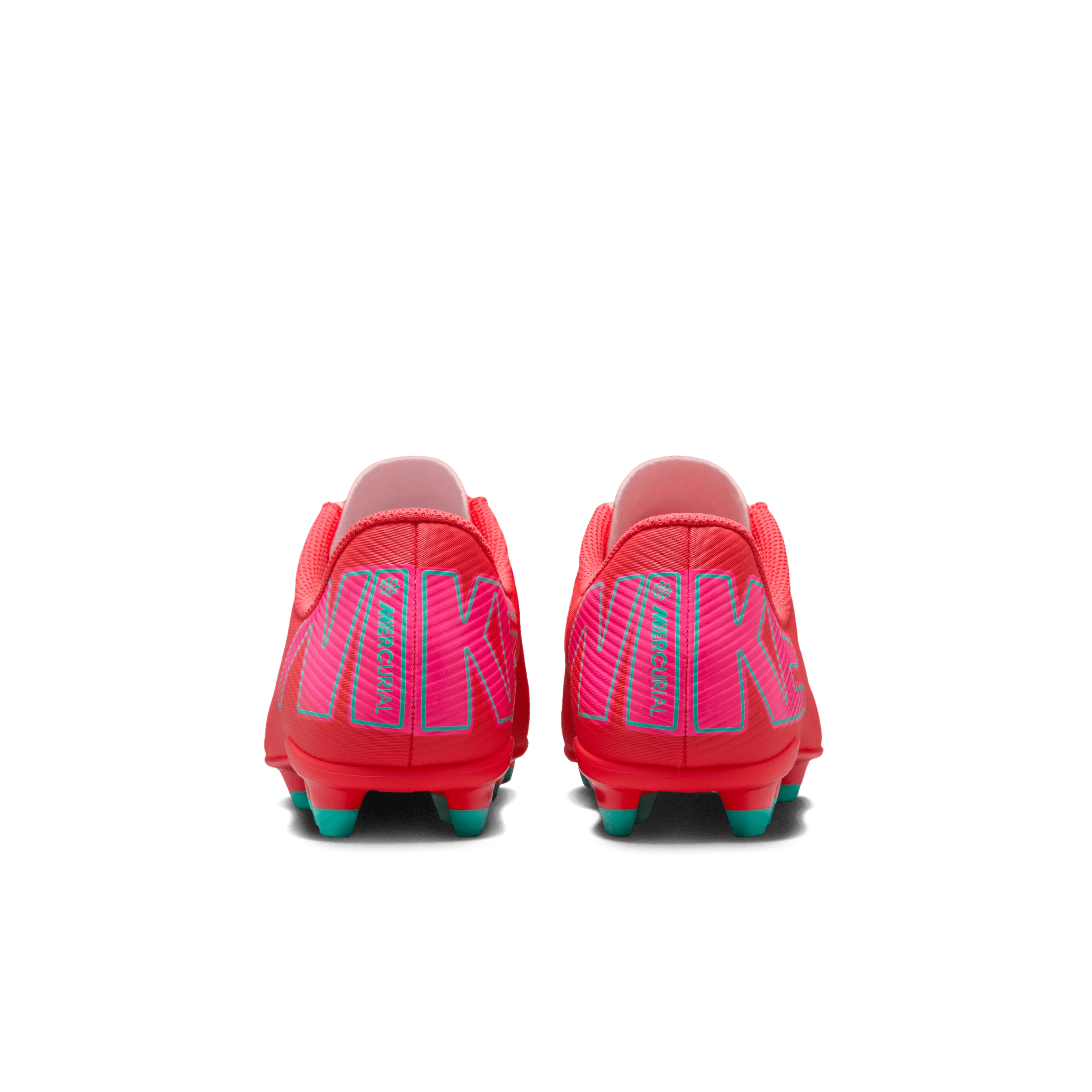 Nike Jnr Mercurial Vapor 16 Club FG Football Boots (Ember Glow/Aurora Green) Bold Tone