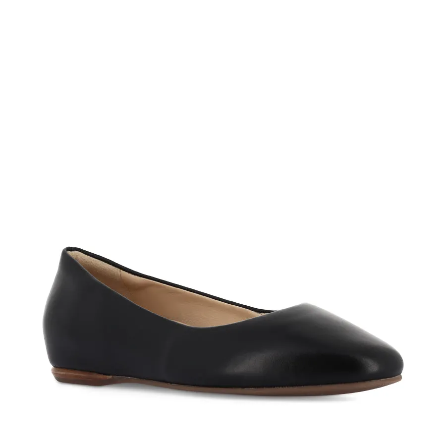 closed - toe DORSET - BLACK LEATHER