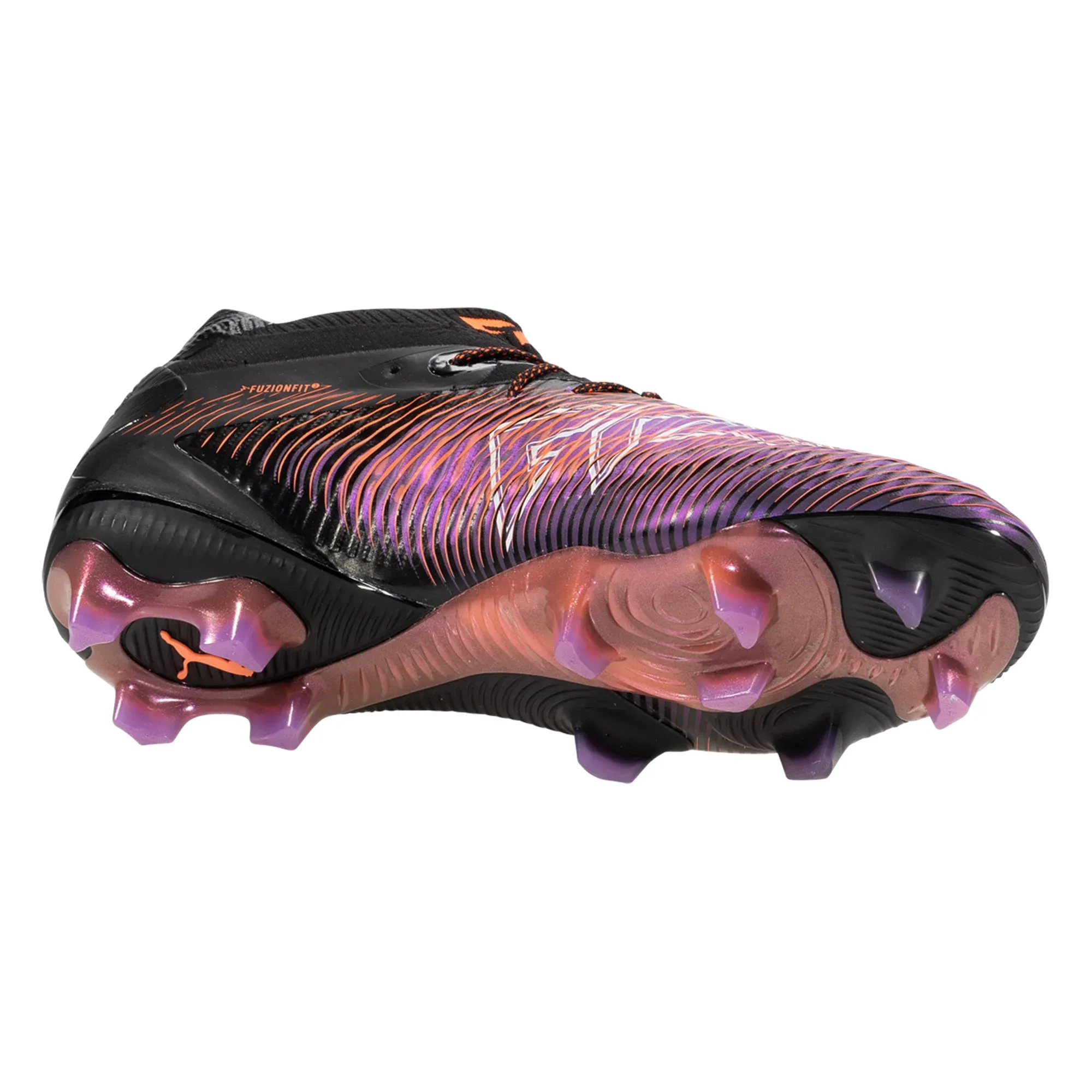 Puma Future 8 Ultimate FG Soccer Cleats (Black/Glowing Red) Quick-Dry Grip Power