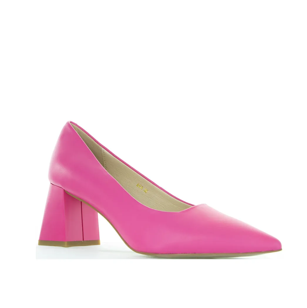 Casual Office Heels MILA RAINE AVA FUCHSIA