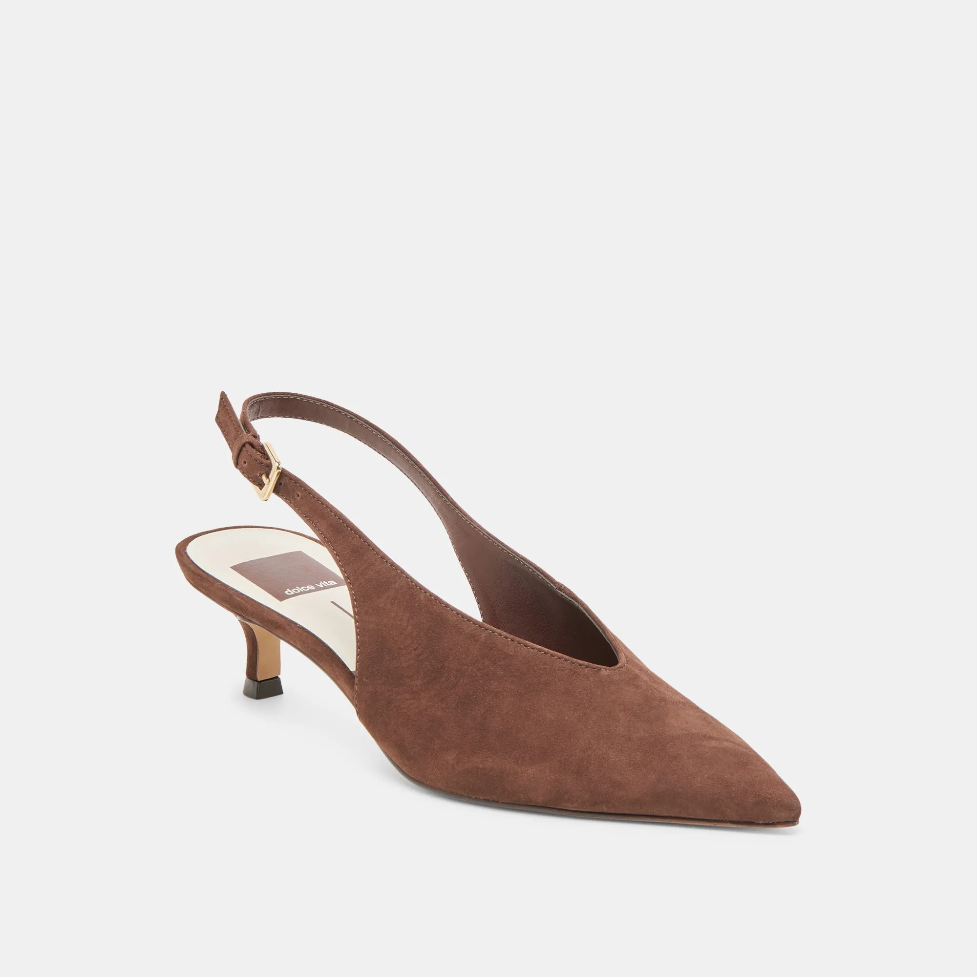 ALENNA HEELS DK BROWN SUEDE Glamorous Heeled Boots