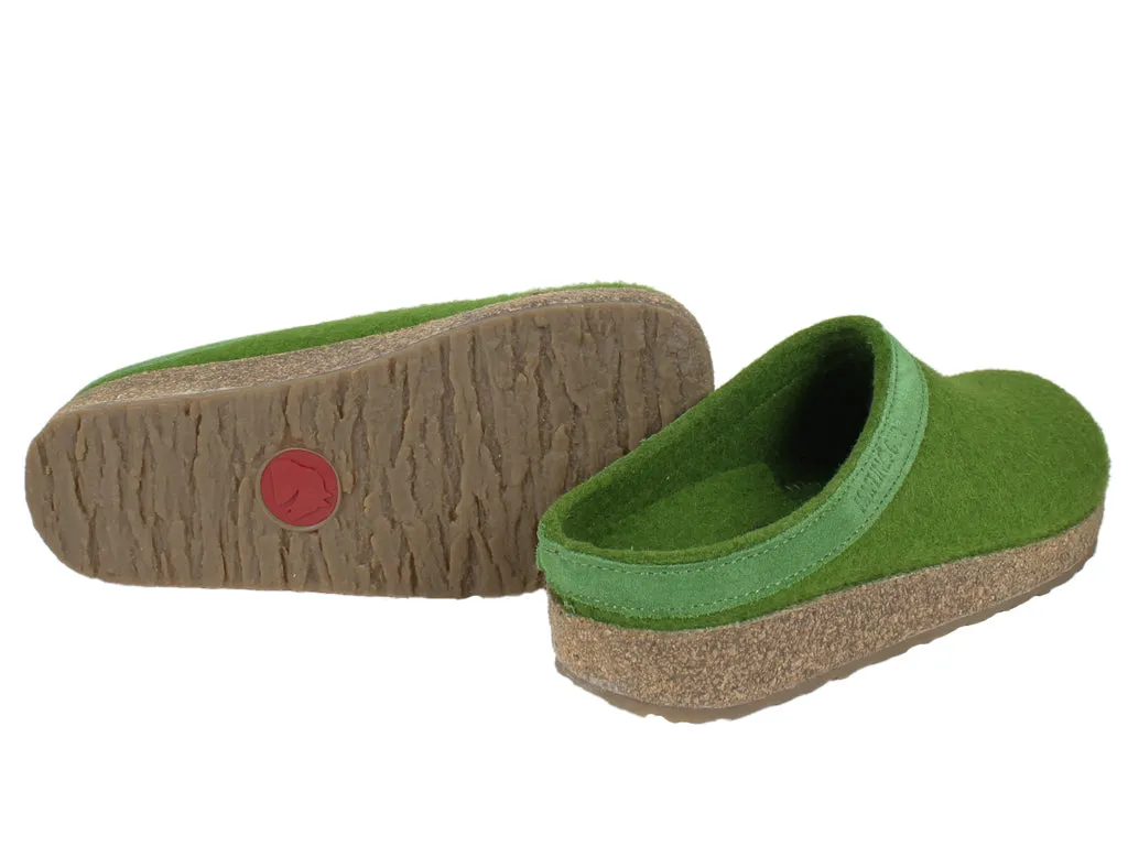 Surf Mode Multi Purpose Haflinger Clogs Grizzly Torben Grass Green