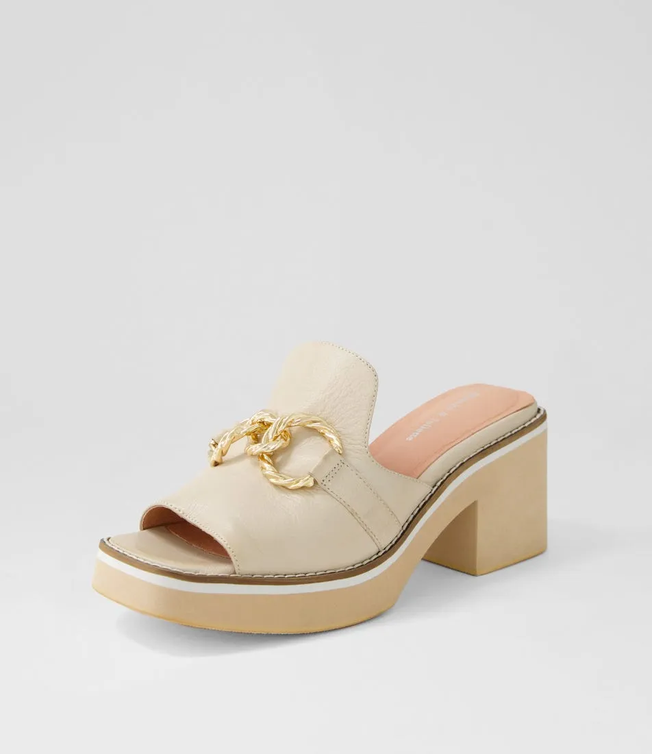 High Heel Sandals for Weddings DJANGO & JULIETTE JAMMS VANILLA
