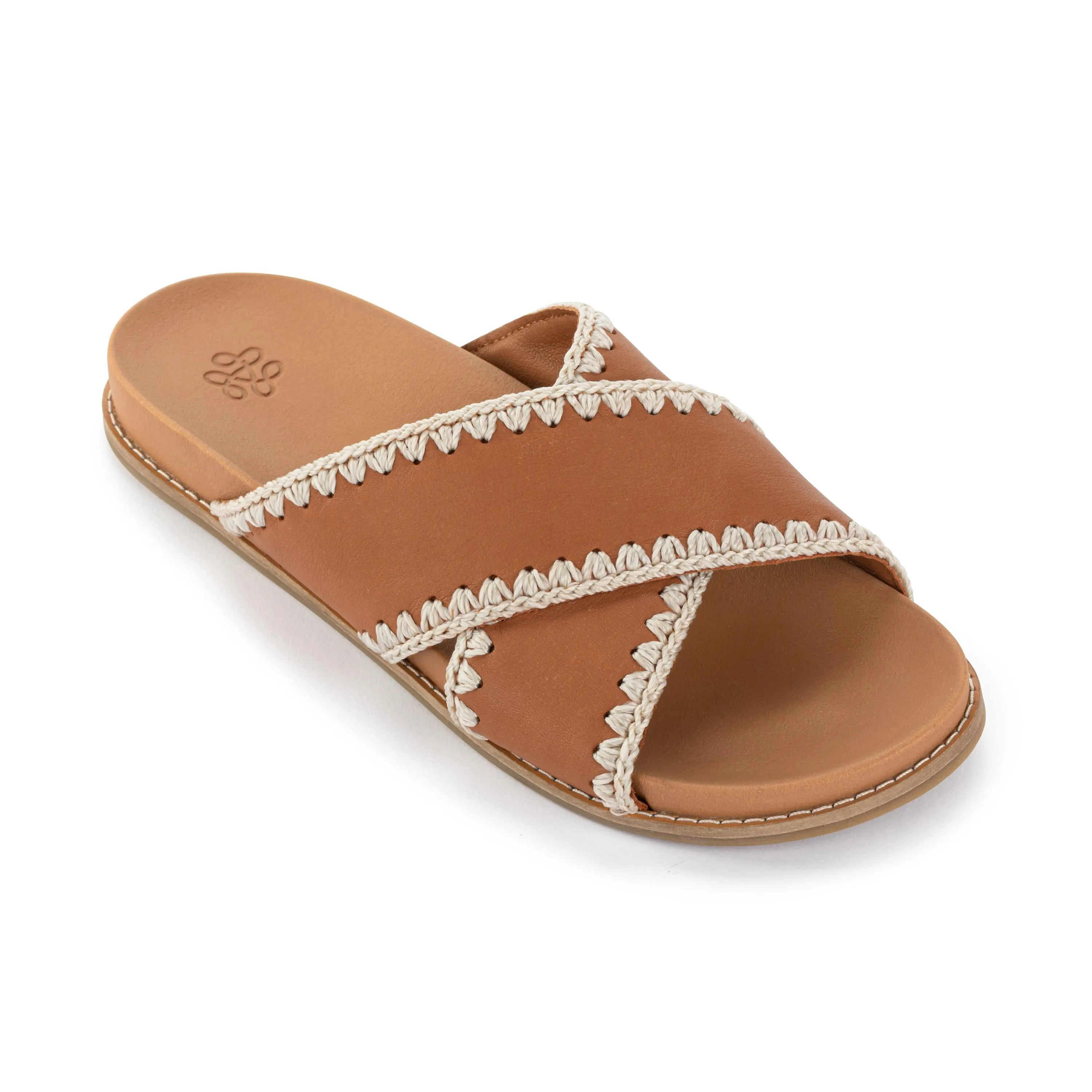 Penelope Sandal - Leather - Tobacco Runway Glow Neutral Base