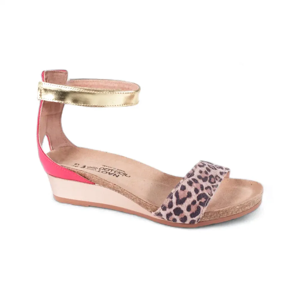 Pixie Sandal (5016) -  Cheetah / Red / Gold Snow Ride