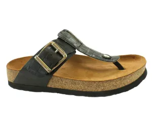 Size 38/UK5 only - Haflinger Sandals Cora Black Moon Walk Clear Glow