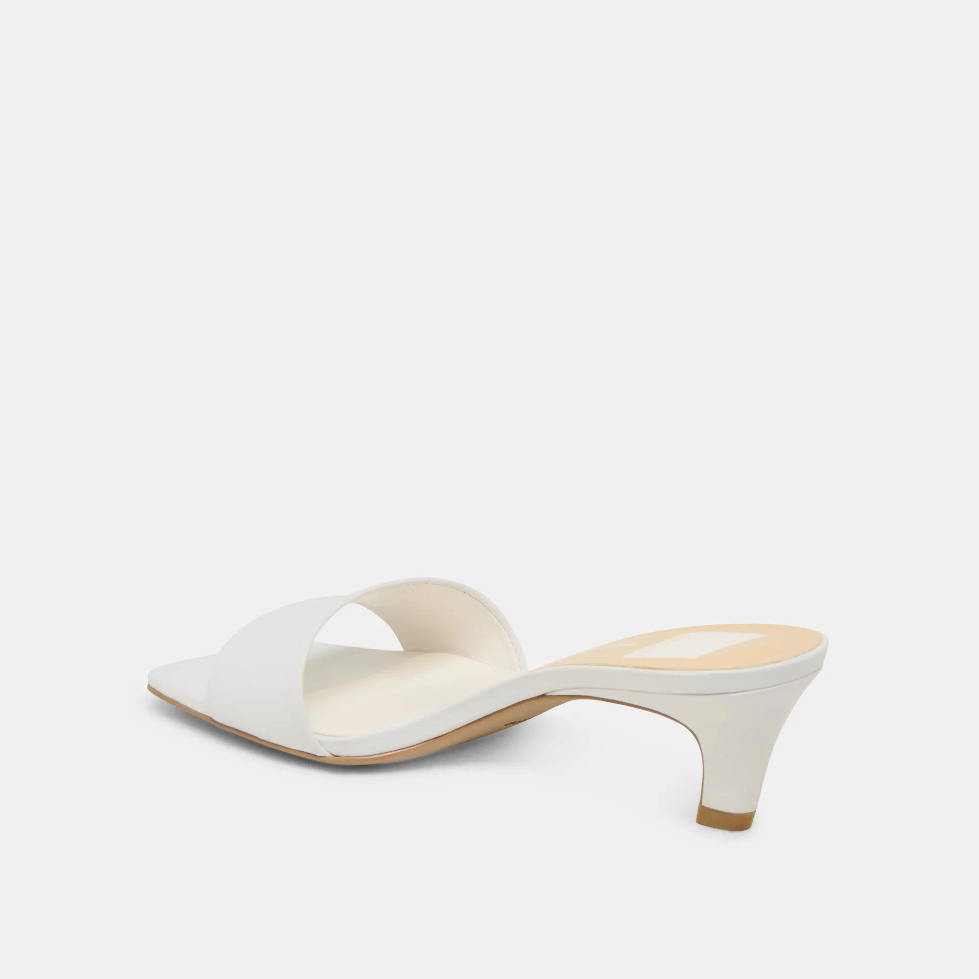 REXA HEELS TRUE WHITE LEATHER Stable Breathable