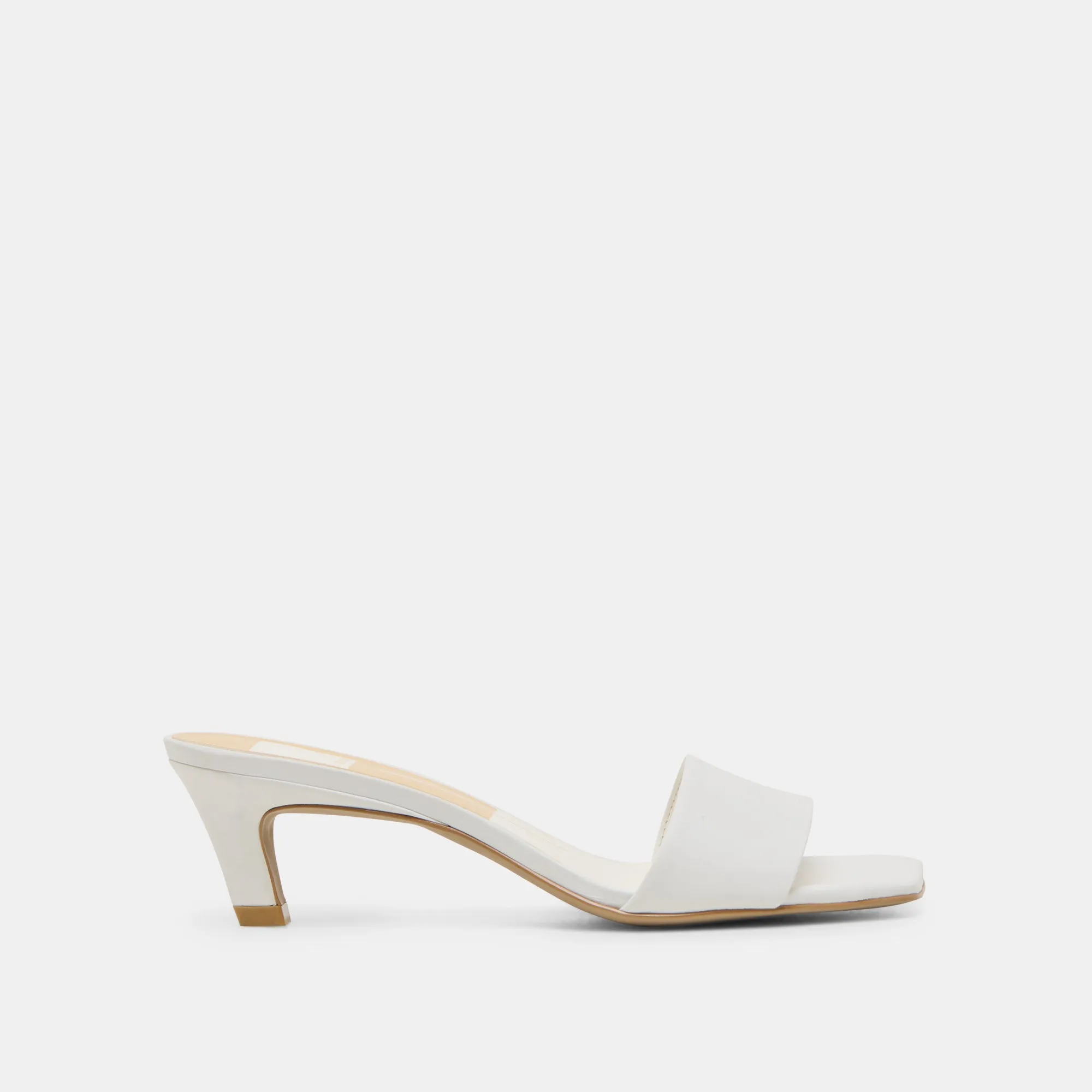 Nude Pumps for Weddings REXA HEELS TRUE WHITE LEATHER