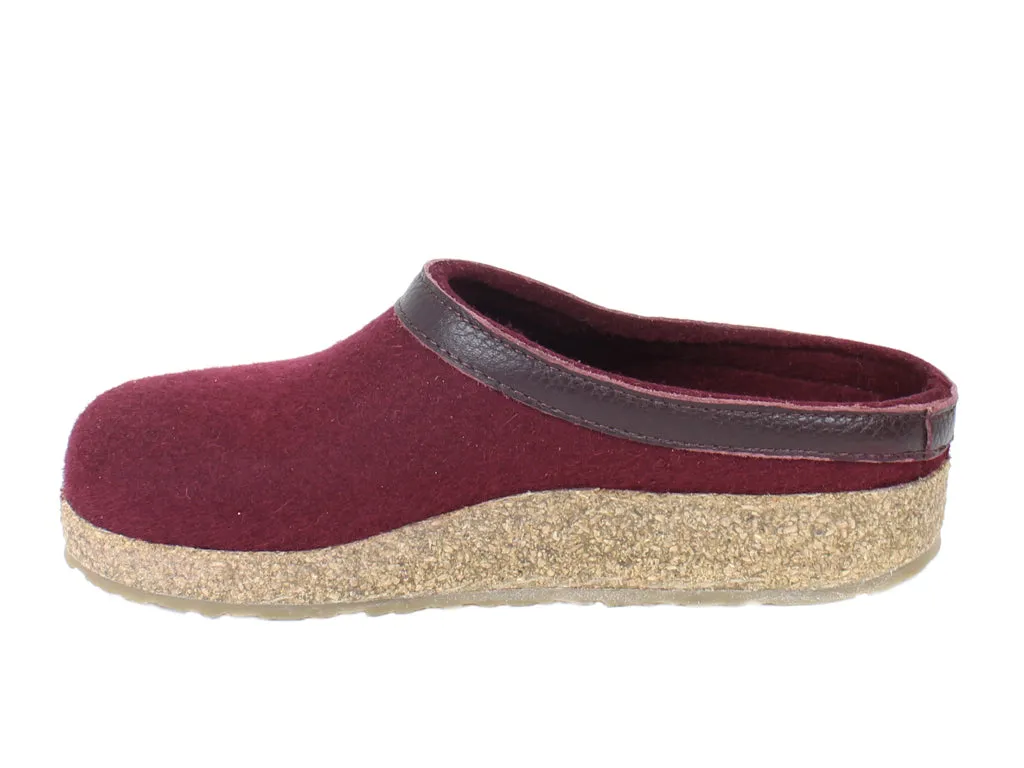 Color Pop Haflinger Clogs Grizzly Torben Bordeaux 309