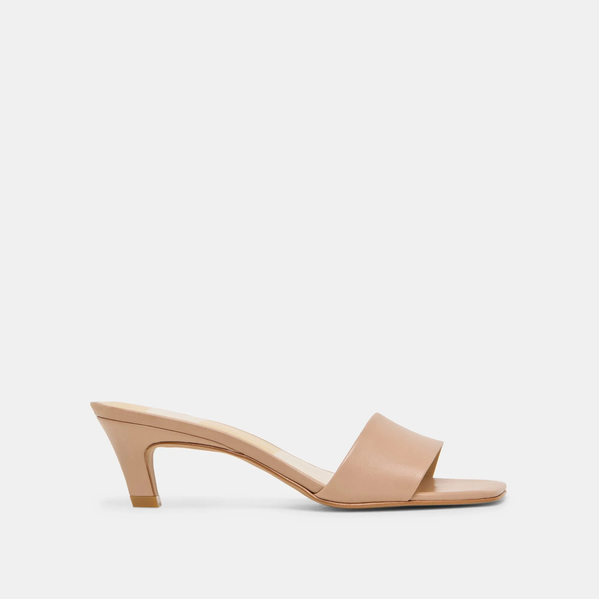 Molded Footbed REXA HEELS LIGHT TAN LEATHER