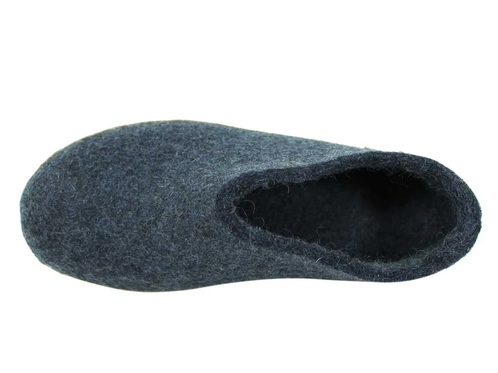 Comfort Memory Foam Glerups Closed Slippers Denim