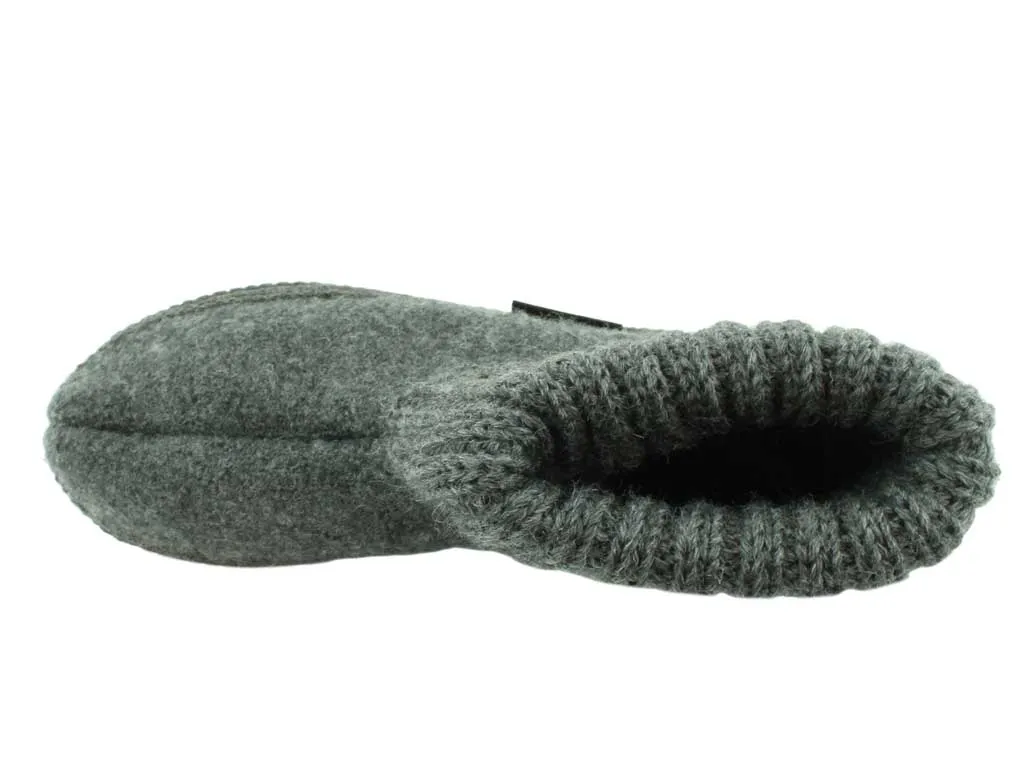 Haflinger Slippers Karl Anthracite Carbon plate Non Slip