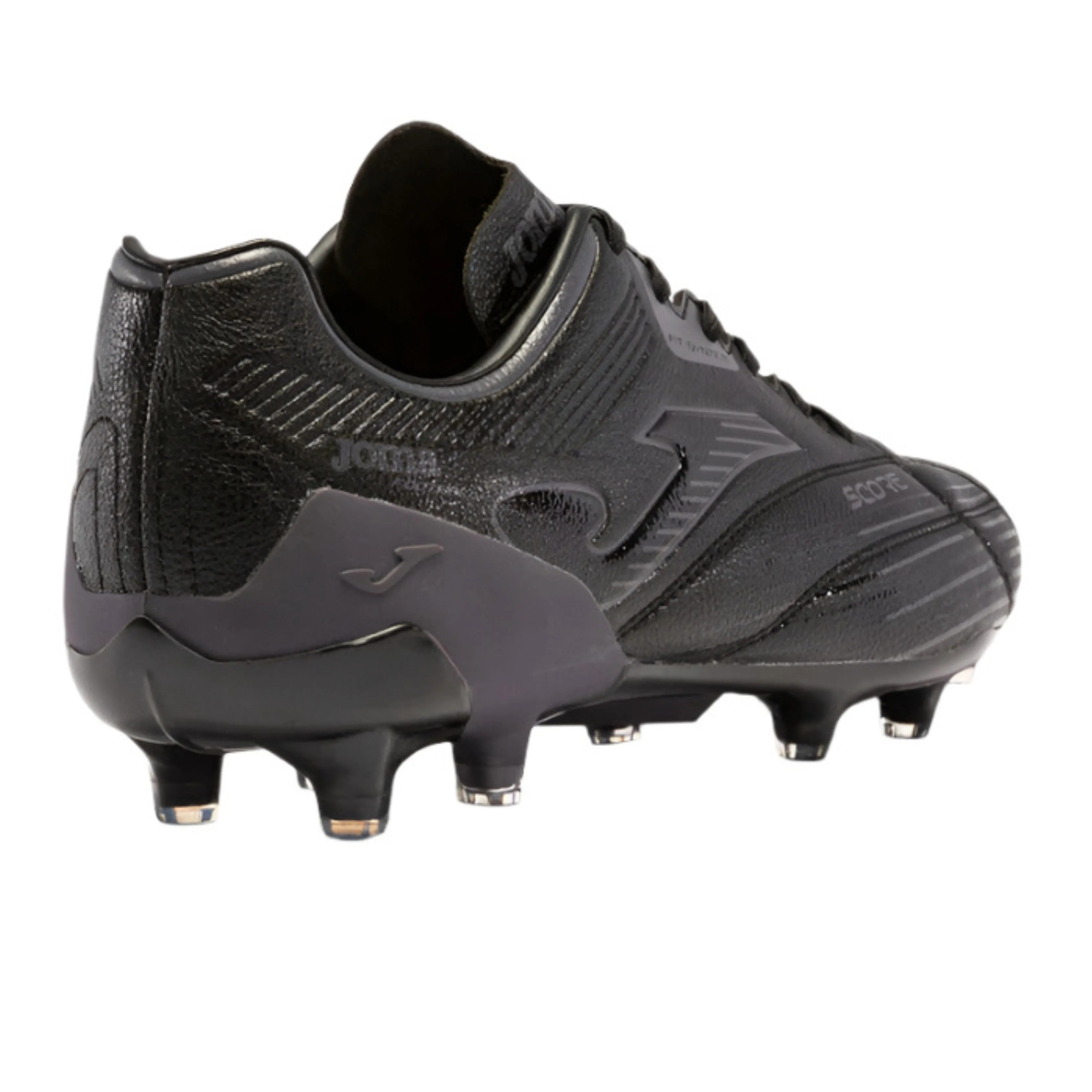 Joma Score 2301 Firm Ground Soccer Cleats (Black) Precision fit Tactical Move