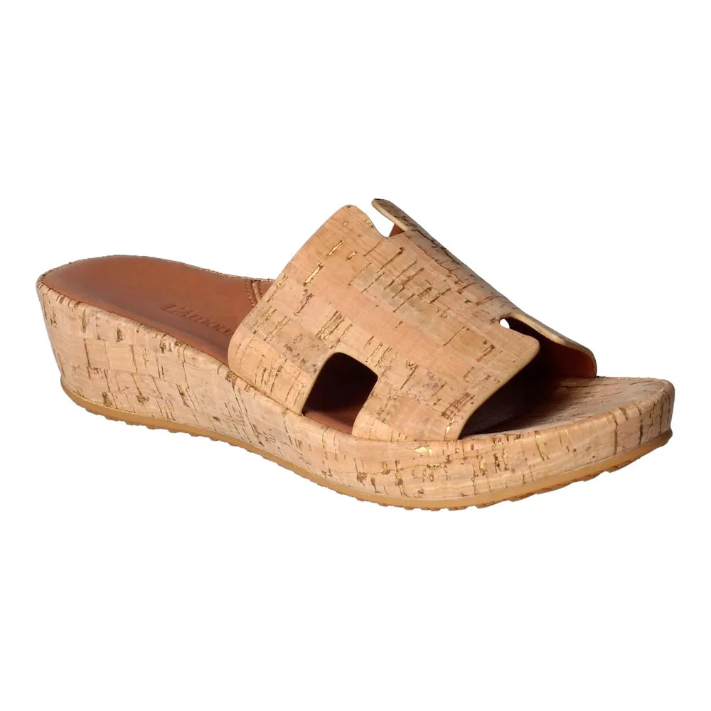 Catiana Slip on Sandal - Natural Gold Cork Bright Gold New York