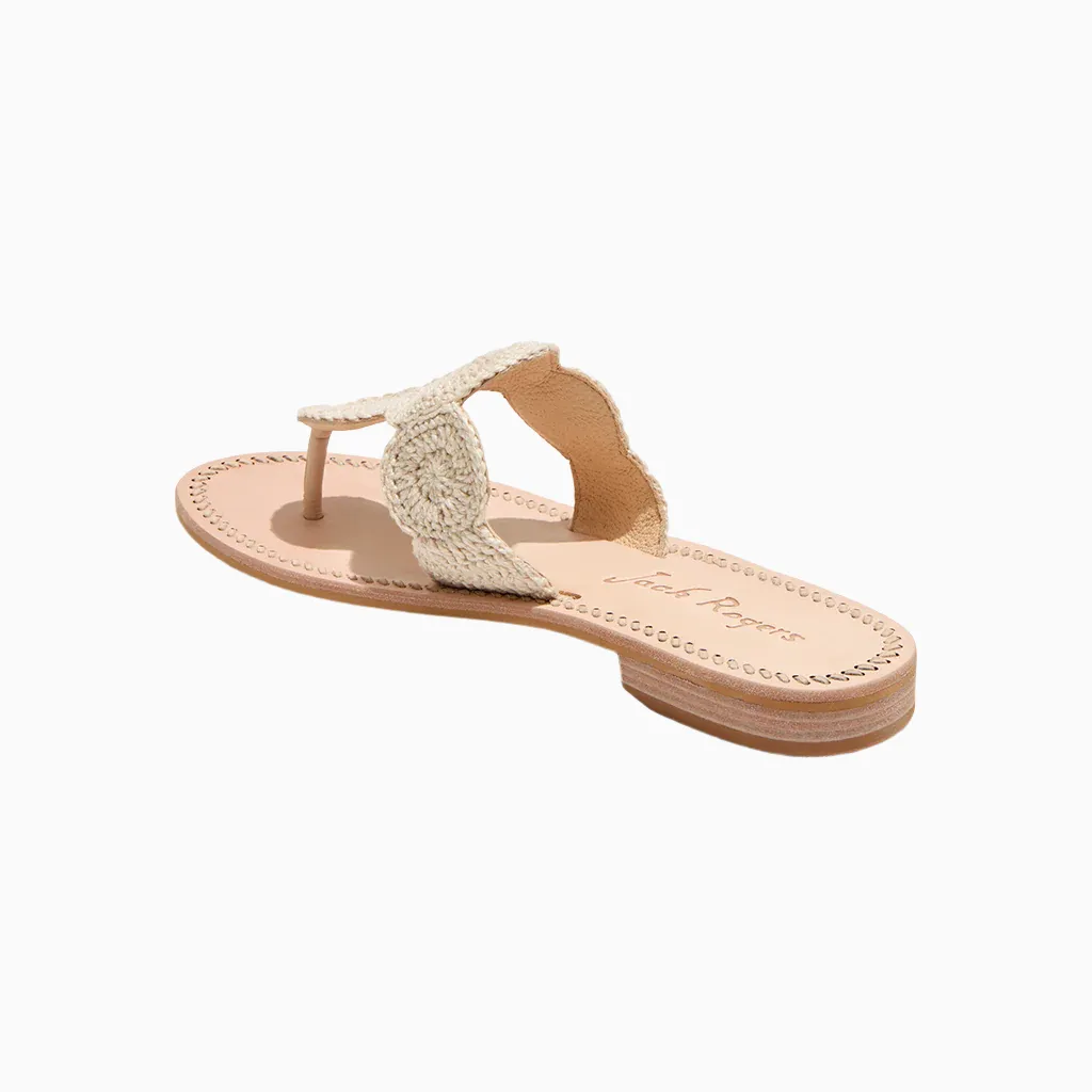 Jacks Crochet Sandal Easy To Clean Tone Play