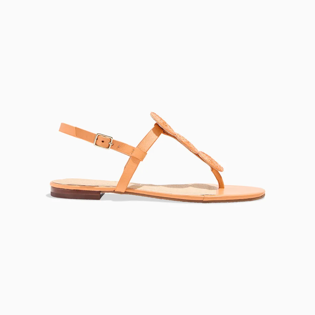 Wool Warm Worth Raffia Flat Sandal