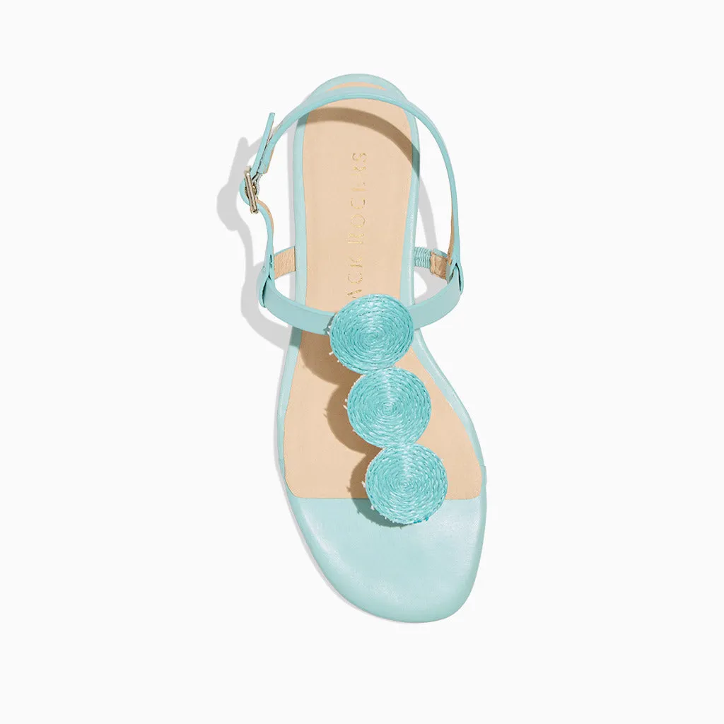Worth Raffia Flat Sandal Bounce Edge Future Walk