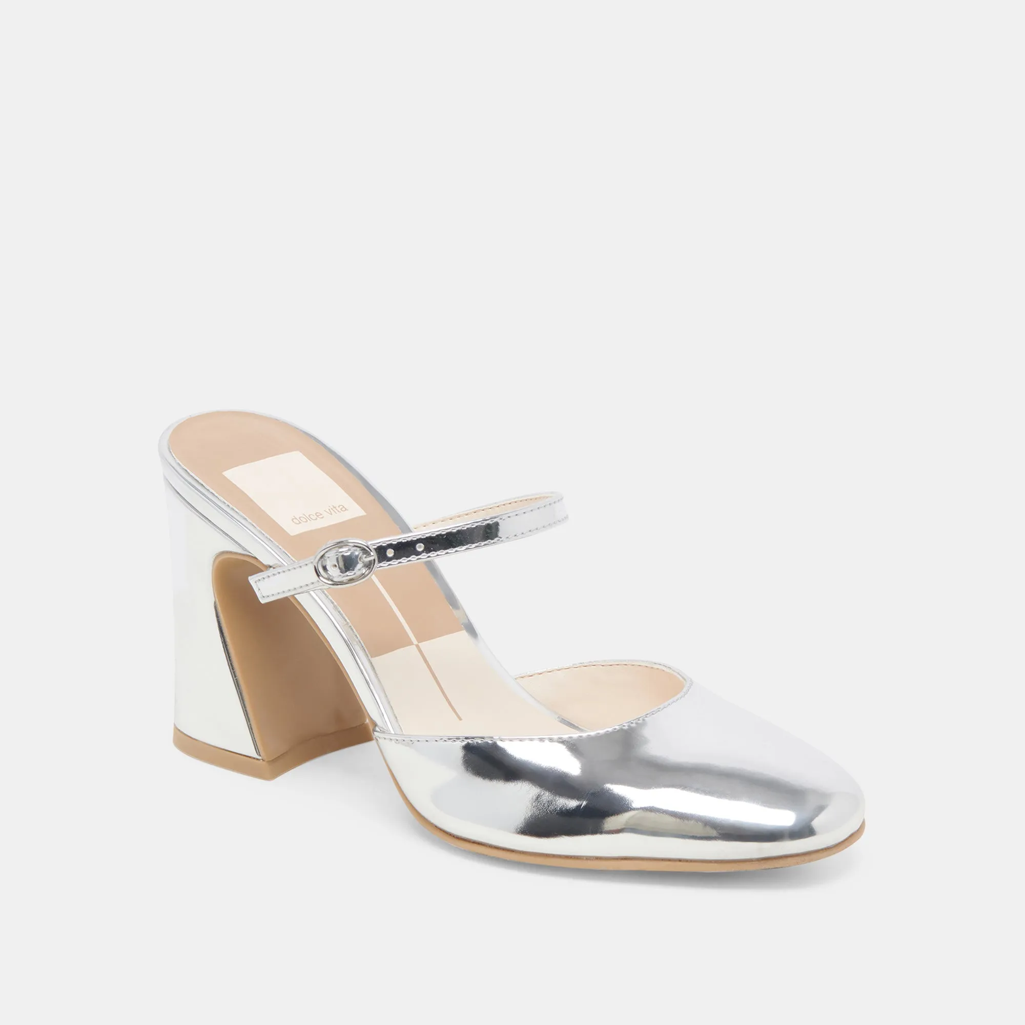 BIENNE HEELS SILVER STELLA Cushioned heel