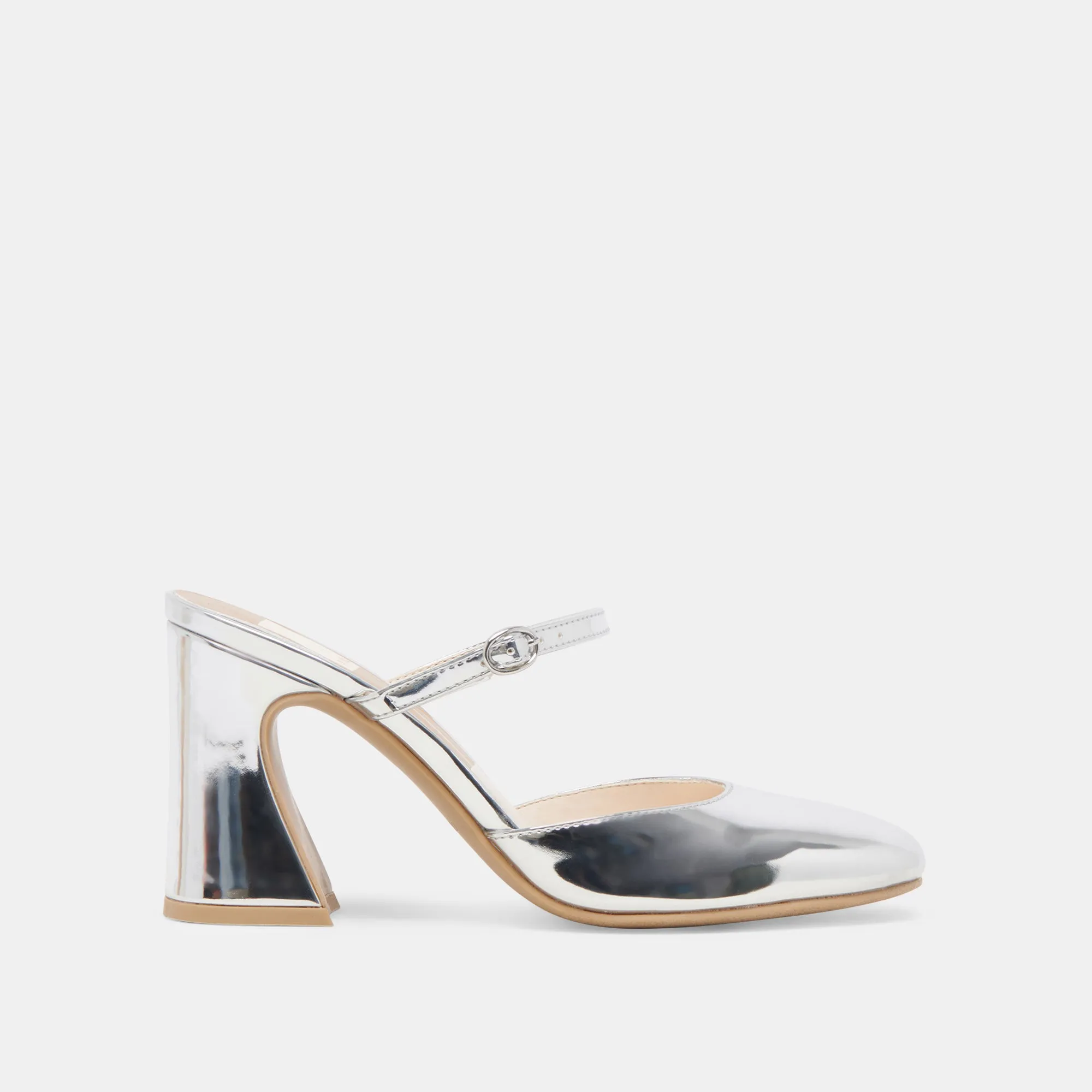 Comfortable fit Chunky Wedge Heels BIENNE HEELS SILVER STELLA