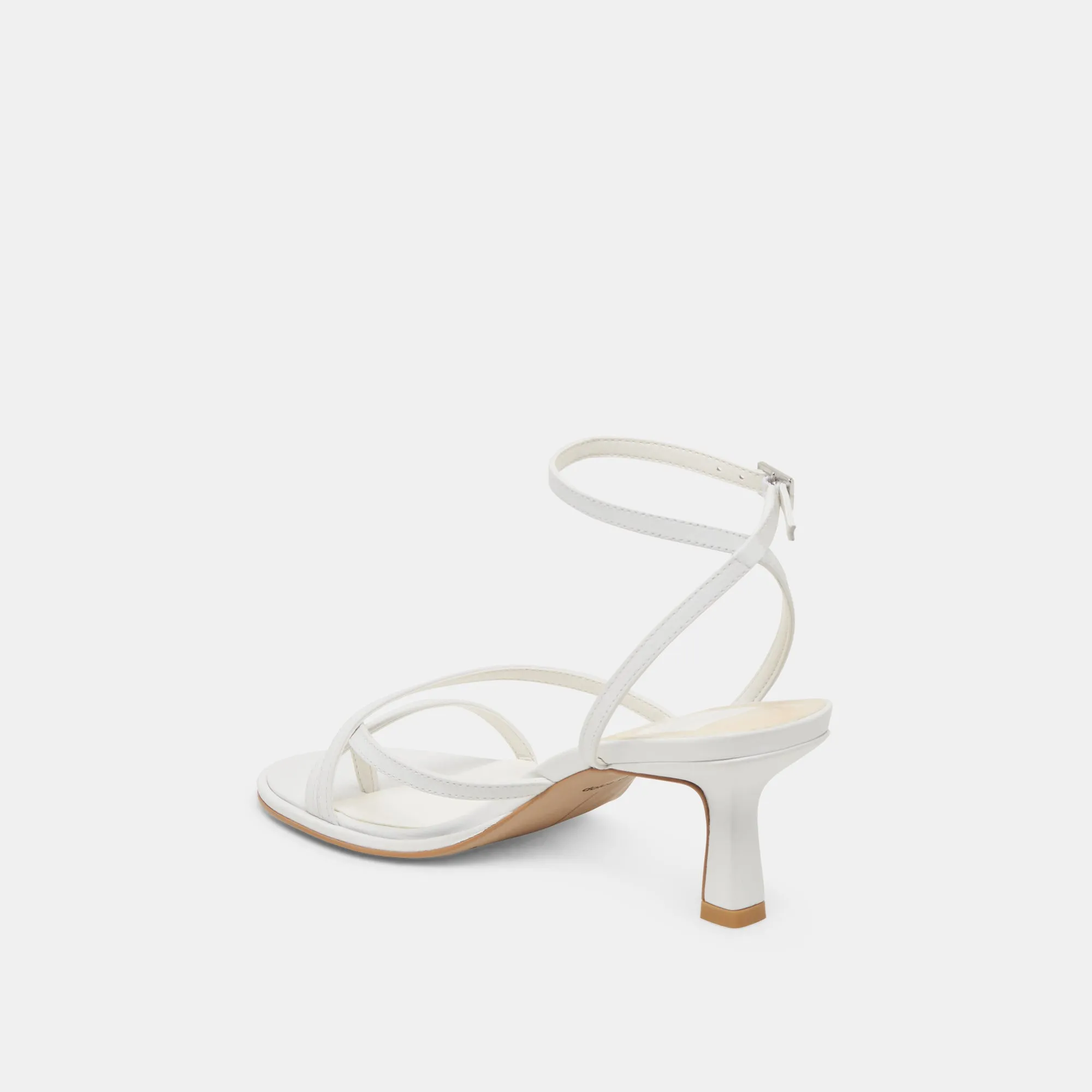 Wide fit MORAH WIDE HEELS TRUE WHITE LEATHER