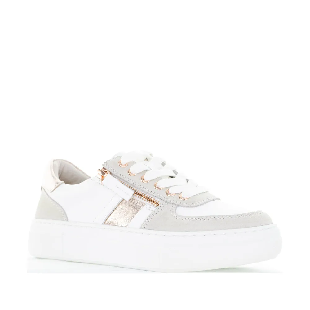 ALFIE & EVIE MILLER WHITE ROSE GOLD Step Tall