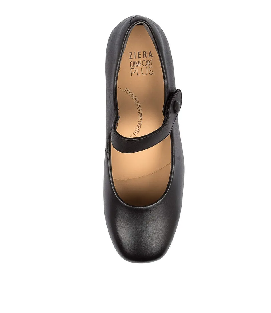 ZIERA KITTY BLACK Suede Heels