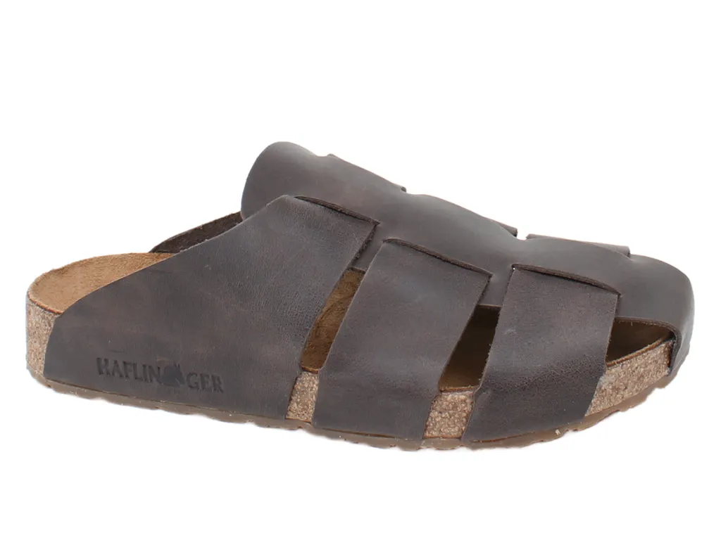 Matte Edge Luggage Fit Haflinger Men's Sandals Pius Brown