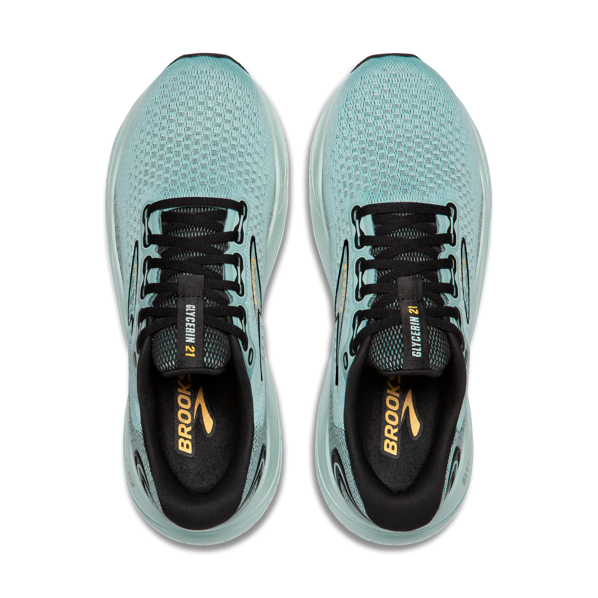 Men's Glycerin 21 running with a flexible outsole ergonomic running gear