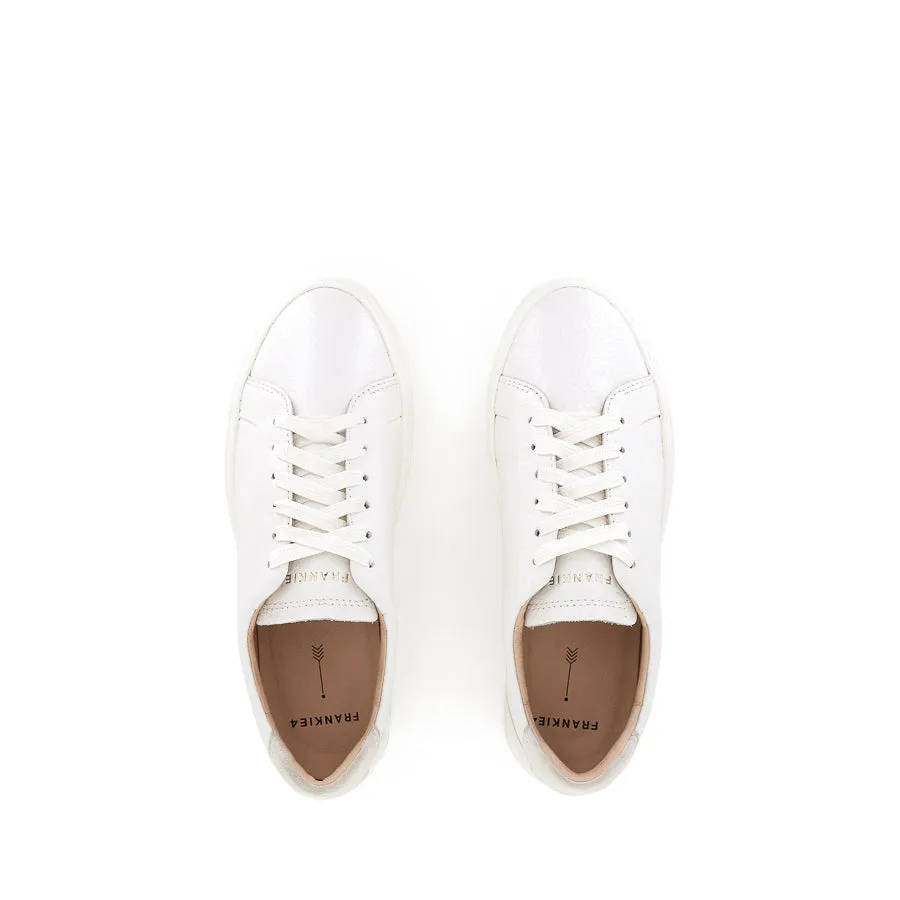 MIM IV - WHITE SUEDE LEATHER running - style