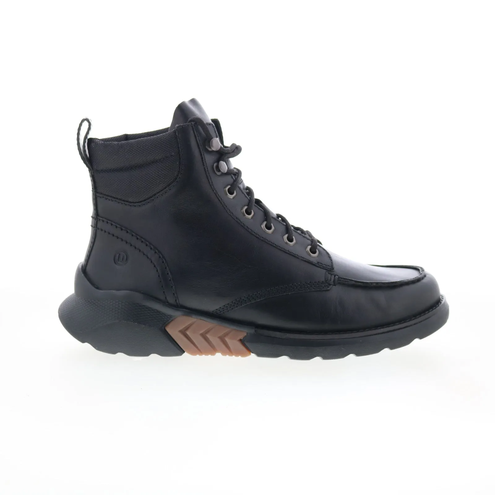 All Day Chukka Silhouette Dingo Tailgate DI-309 Mens Black Leather Lace Up Casual Dress Boots