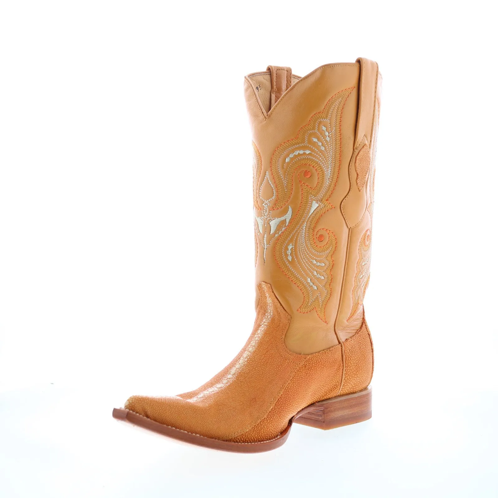 Los Altos 3X Toe Stingray Rowstone Mens Brown Wide Cowboy Western Boots Trail Friendly Weekend Adventure