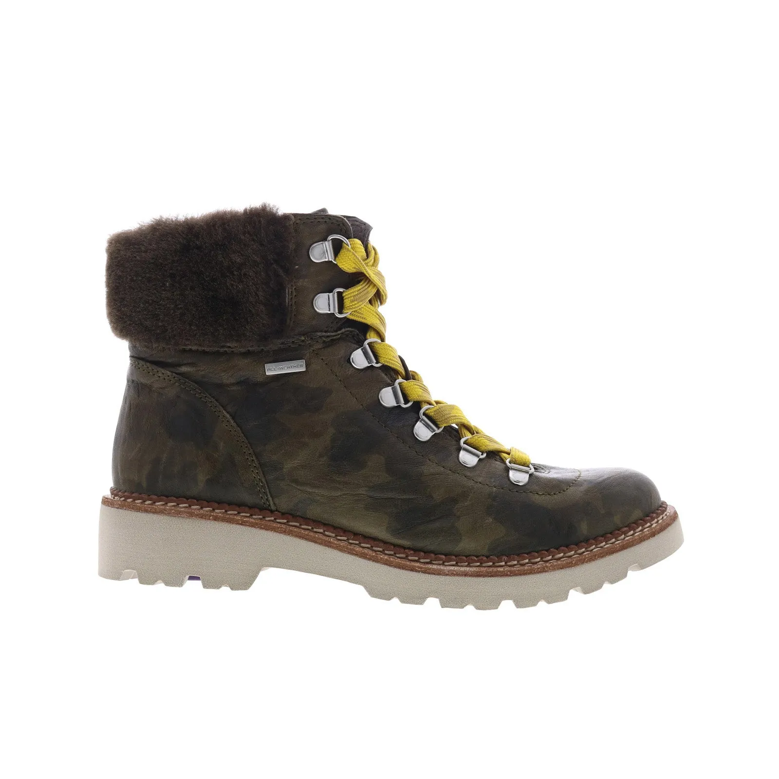 Built For Adventure Wide fit Bionica Danie BI0017708 Womens Brown Synthetic Lace Up Casual Dress Boots