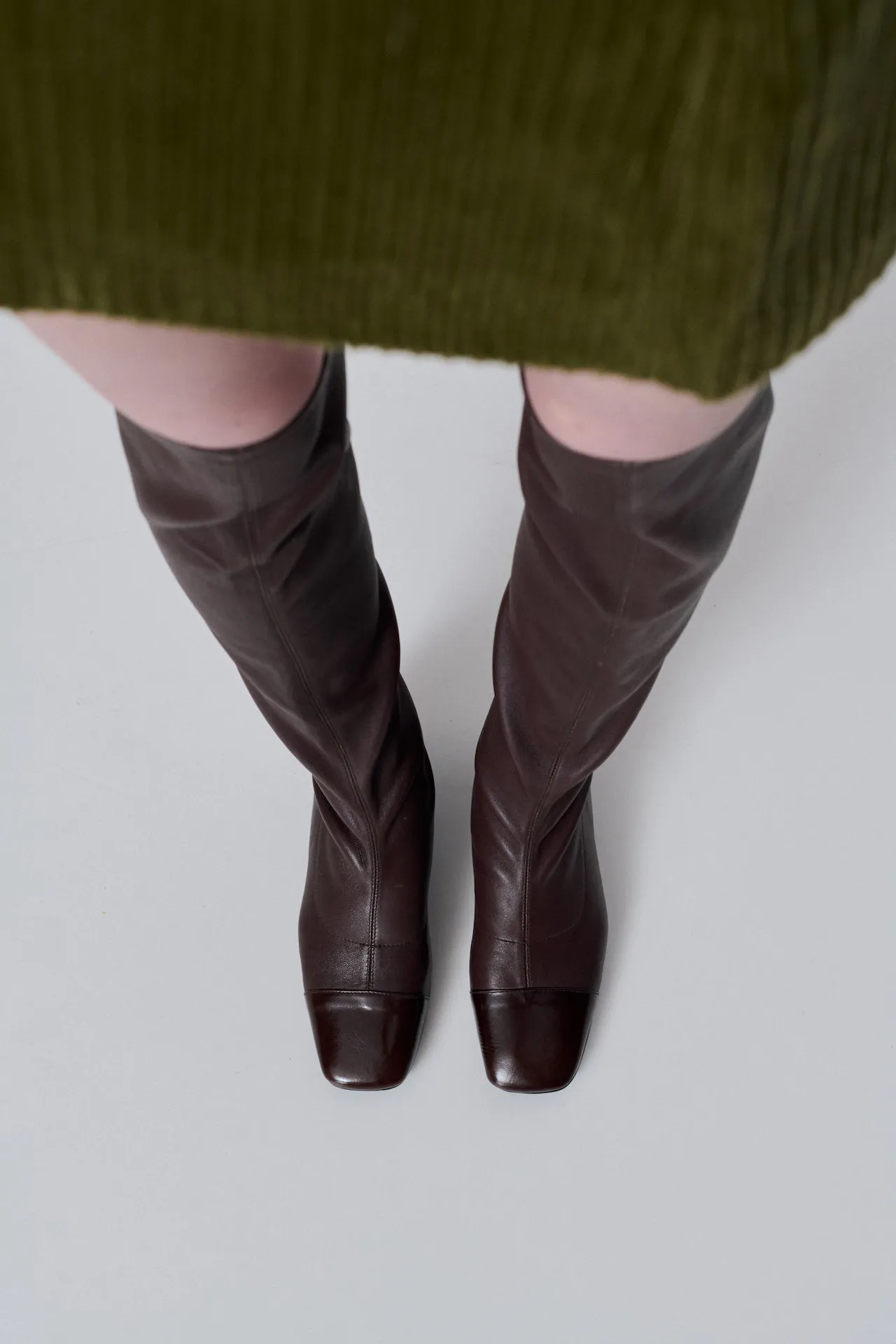 Kendall Boots in Chocolate Leather Protective Cushioning
