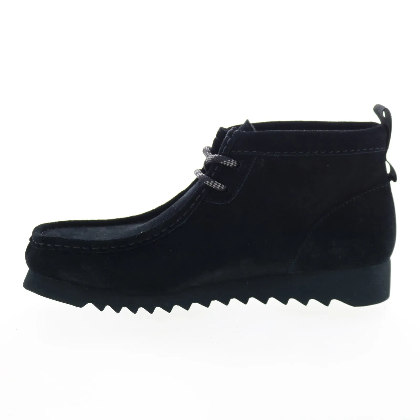 Heavy Trail Clarks Wallabee 2 FTRE 26174936 Mens Black Suede Lace Up Chukkas Boots
