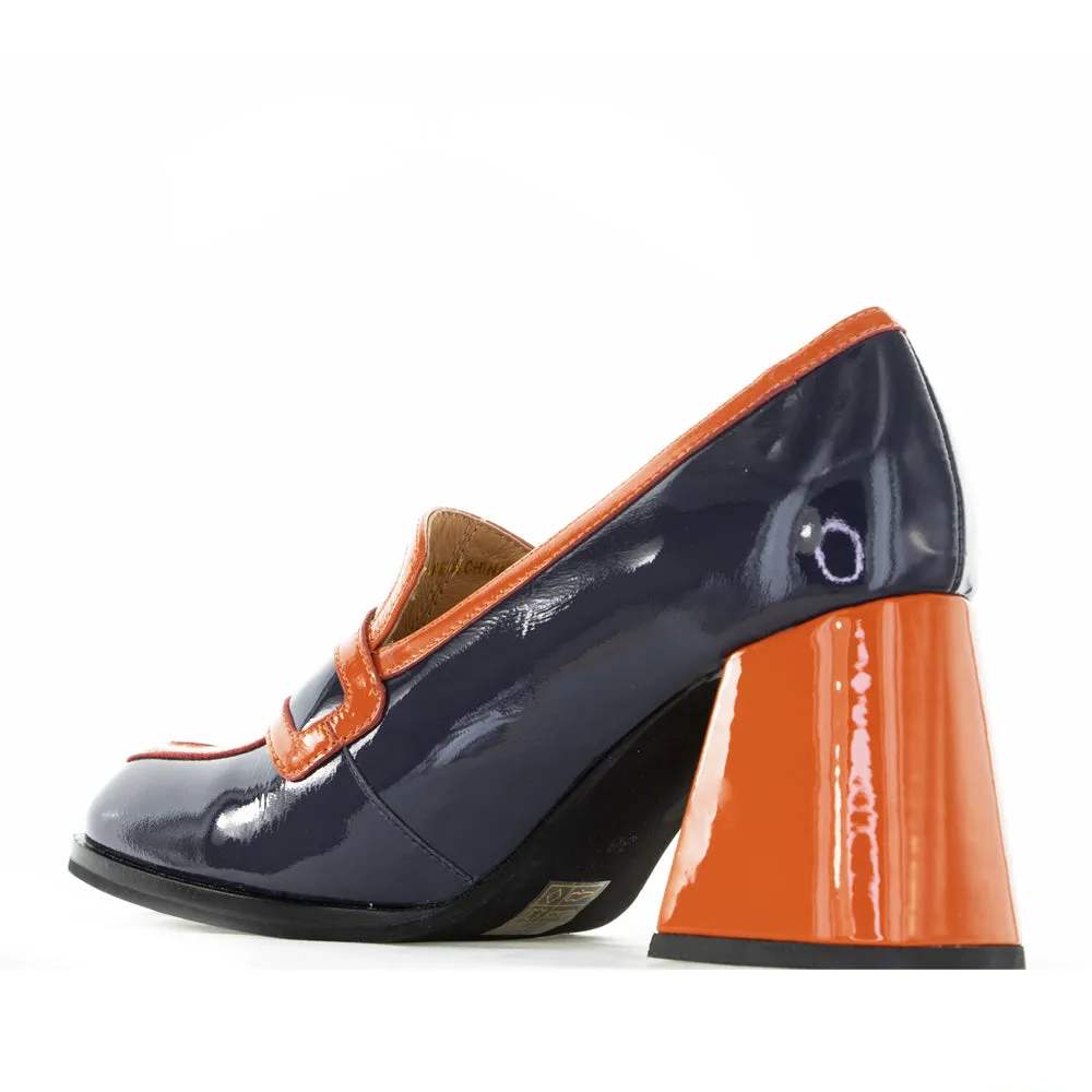 Bridal Flats and Heels Reinforced toe TAMARA LONDON BERGEN INKY ORANGE