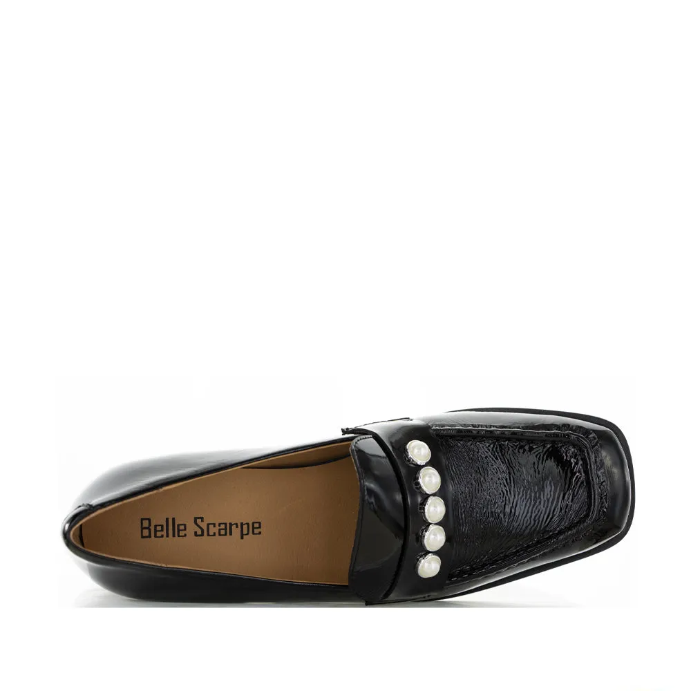 BELLE SCARPE RYMON BLACK Custom Wedding Heels