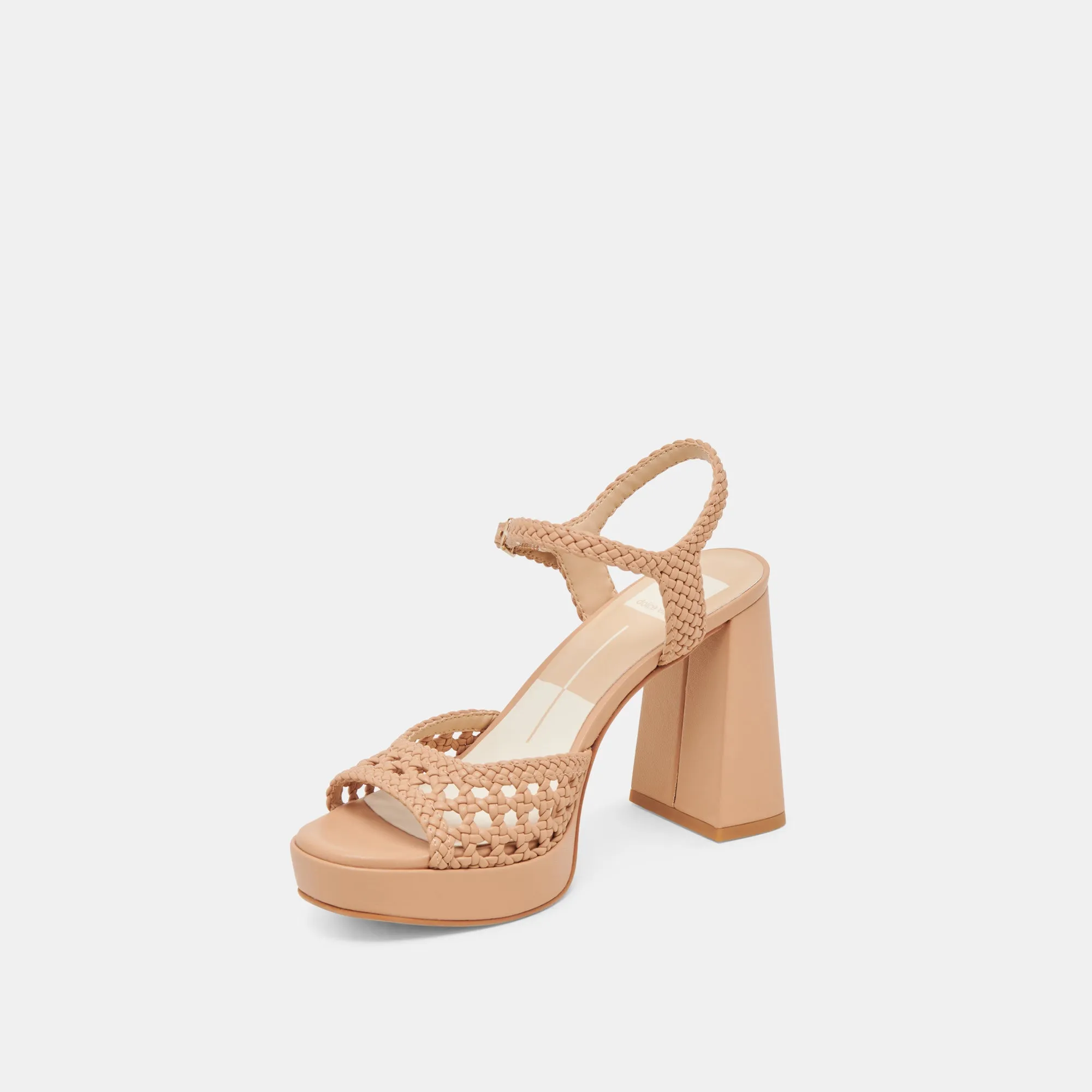 Night Out Heels PEYTEN WIDE HEELS CAFE WOVEN STELLA