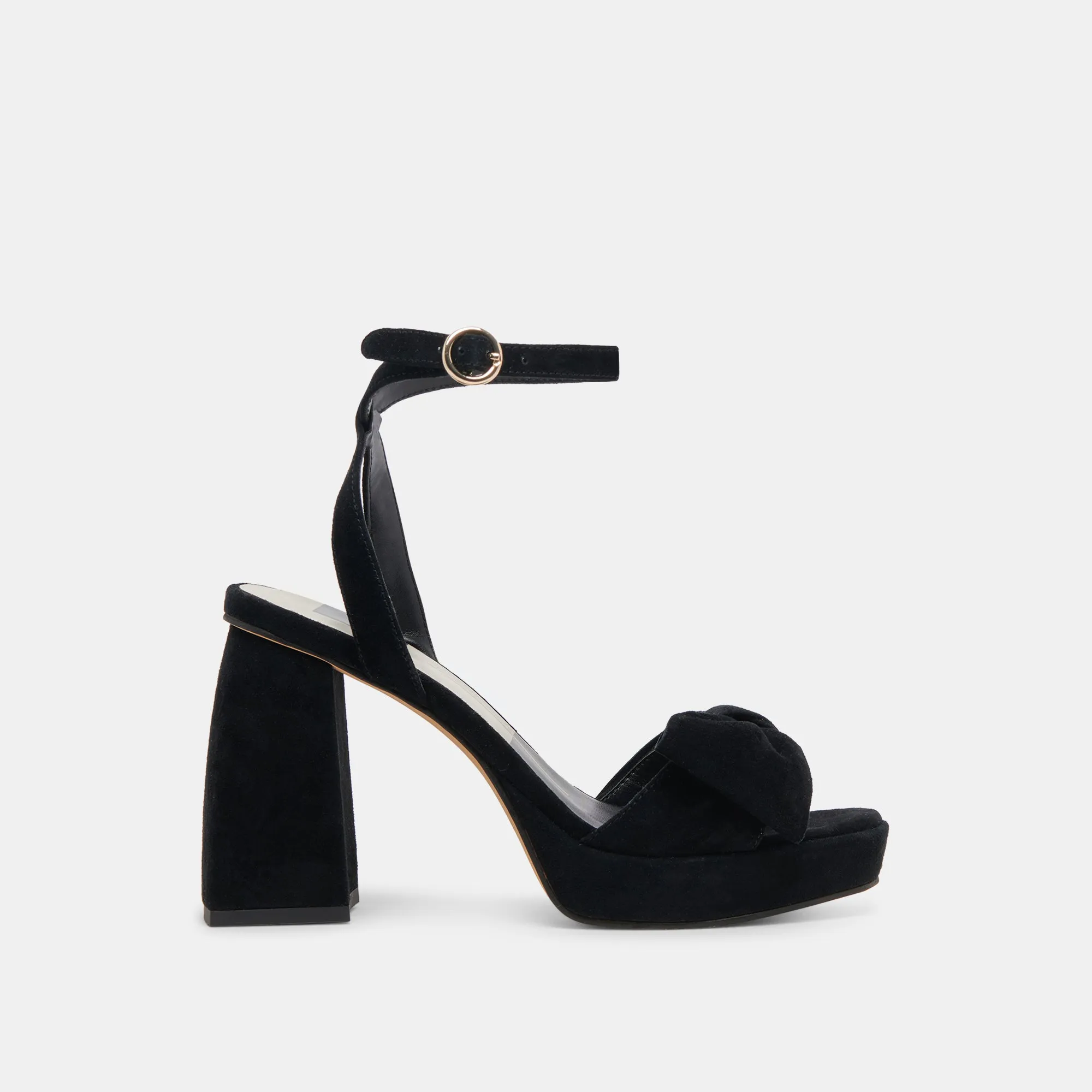 Flexible Sole PACIE HEELS ONYX SUEDE