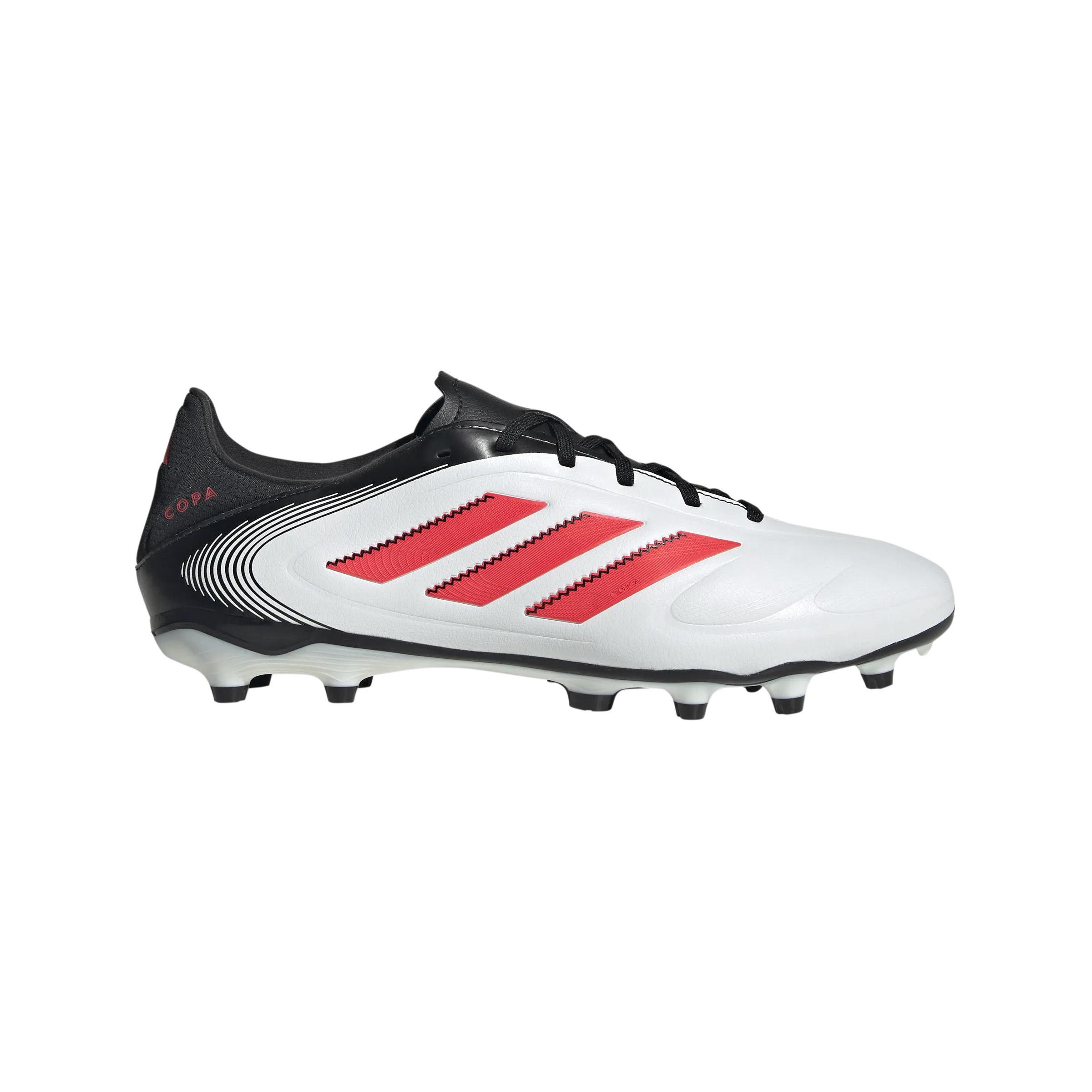 Adidas Copa Pure 3 League FG Football Boots (Cloud White/Lucid Red/Core Black) All-Weather Design