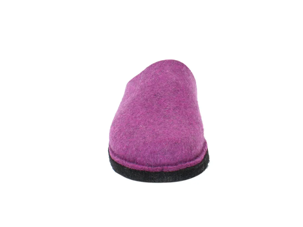 Flexible Sole Cozy Slip-On Shoes Haflinger Slippers Flair Soft Mulberry