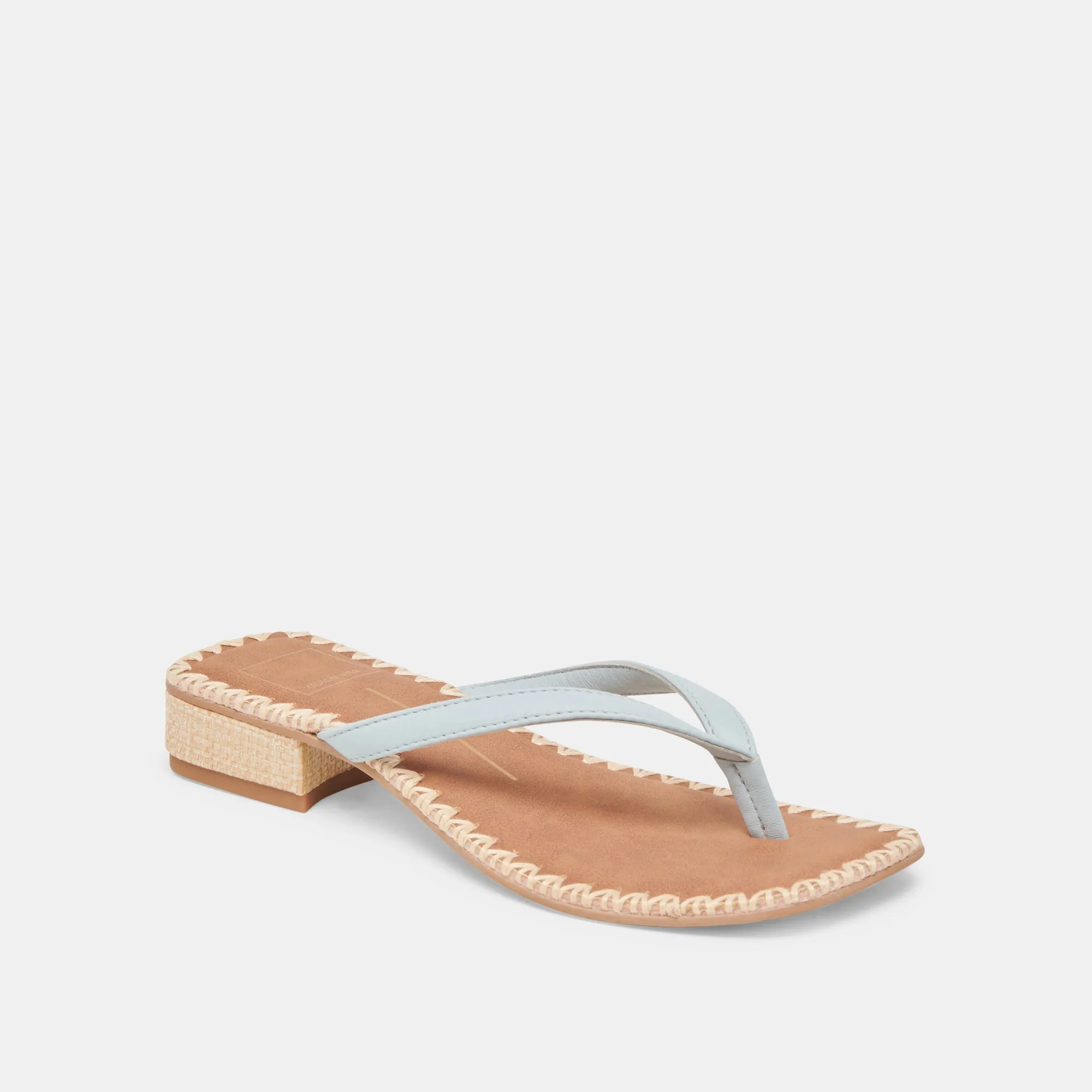 BARTY SANDALS ICE BLUE LEATHER Mesh Upper