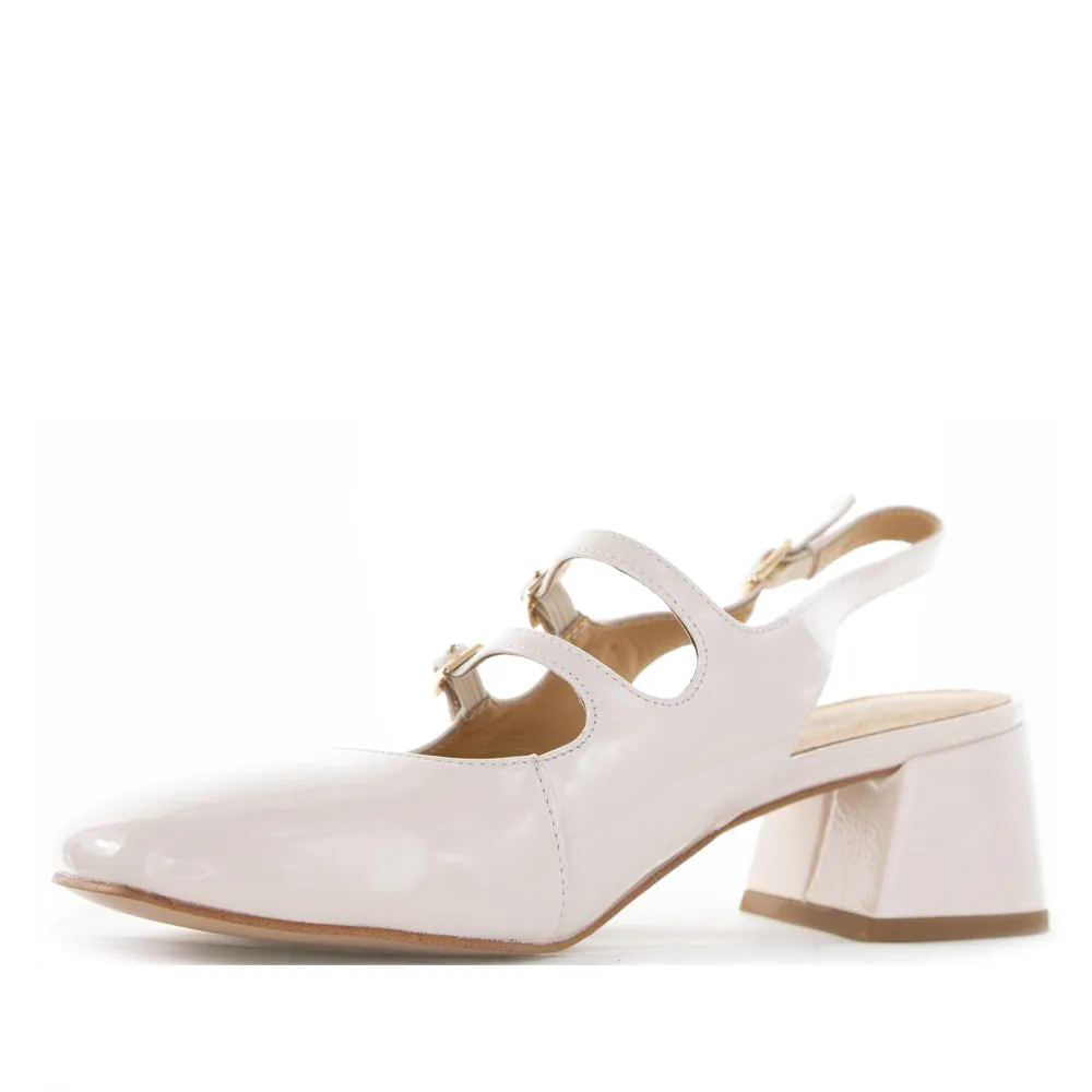 BRESLEY SPITFIRE BONE PATENT Plush traction weekenders