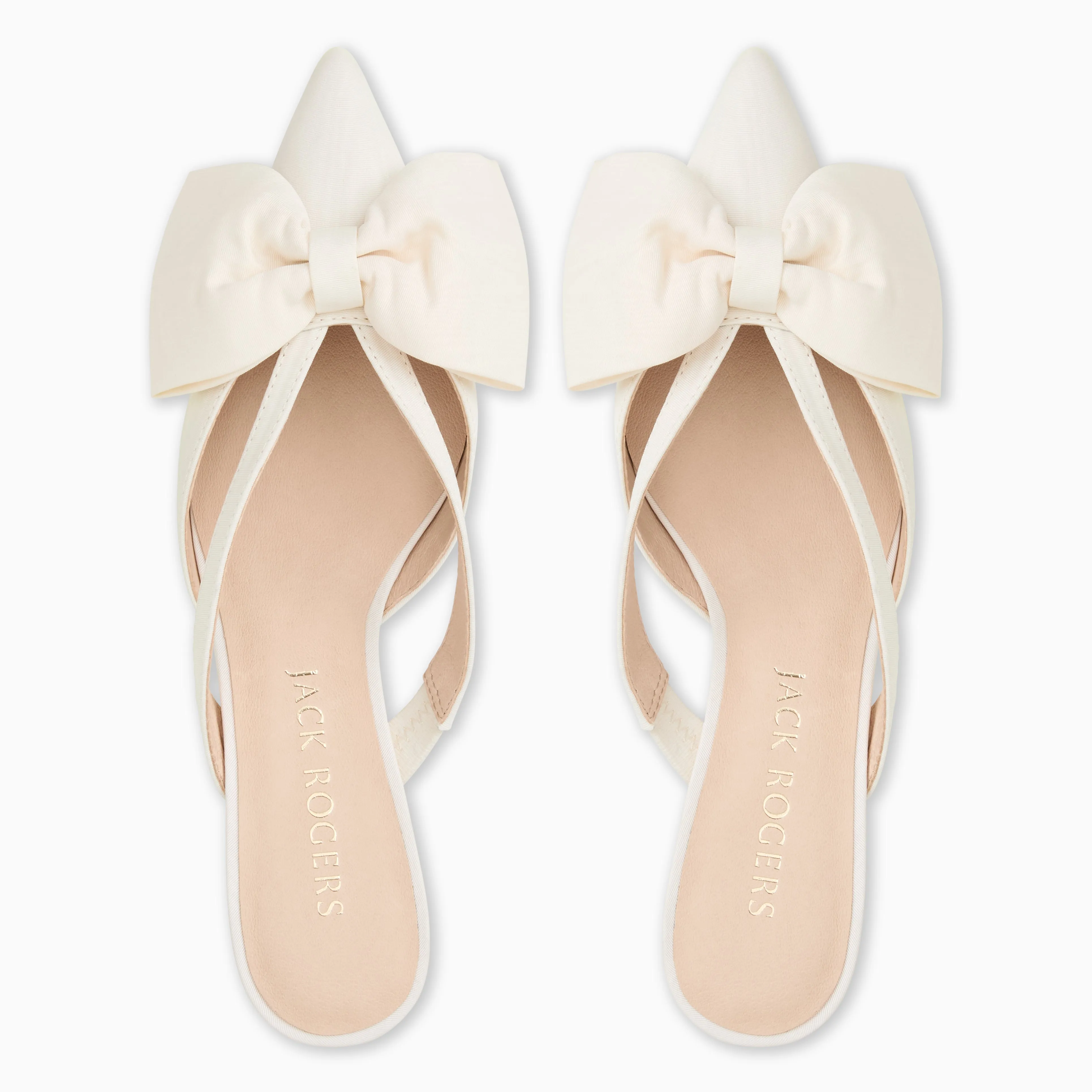 Heart Glow Cynthia Bow Kitten Heel Mule