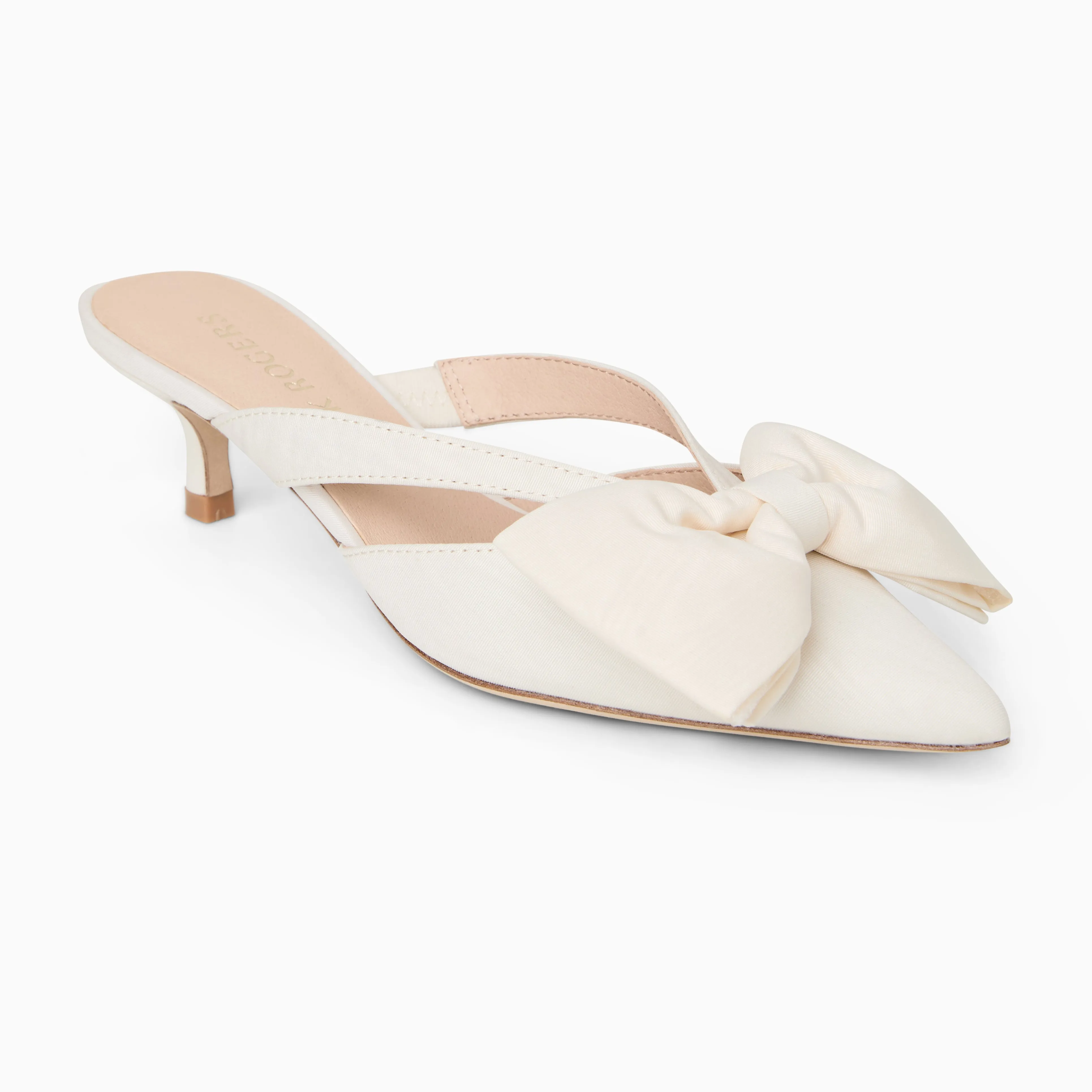 Cynthia Bow Kitten Heel Mule Work Life